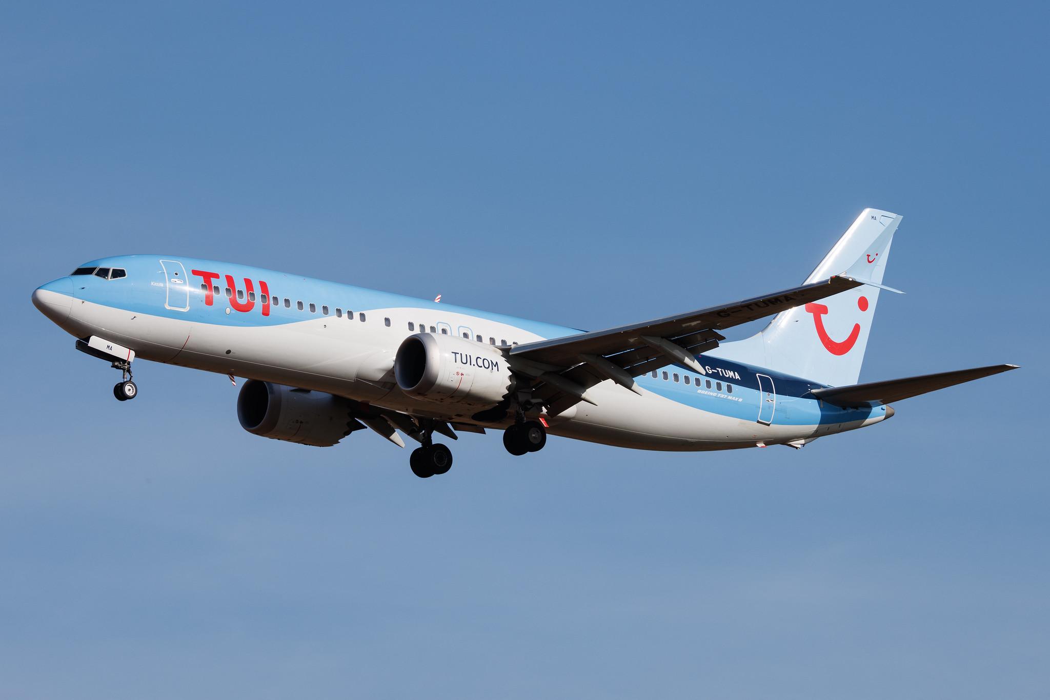 Palma de Mallorca Airport: TUI (X3 / TUI) | Operator: TUI Airways | Boeing 737 MAX 8 B38M | G-TUMA | MSN 44593