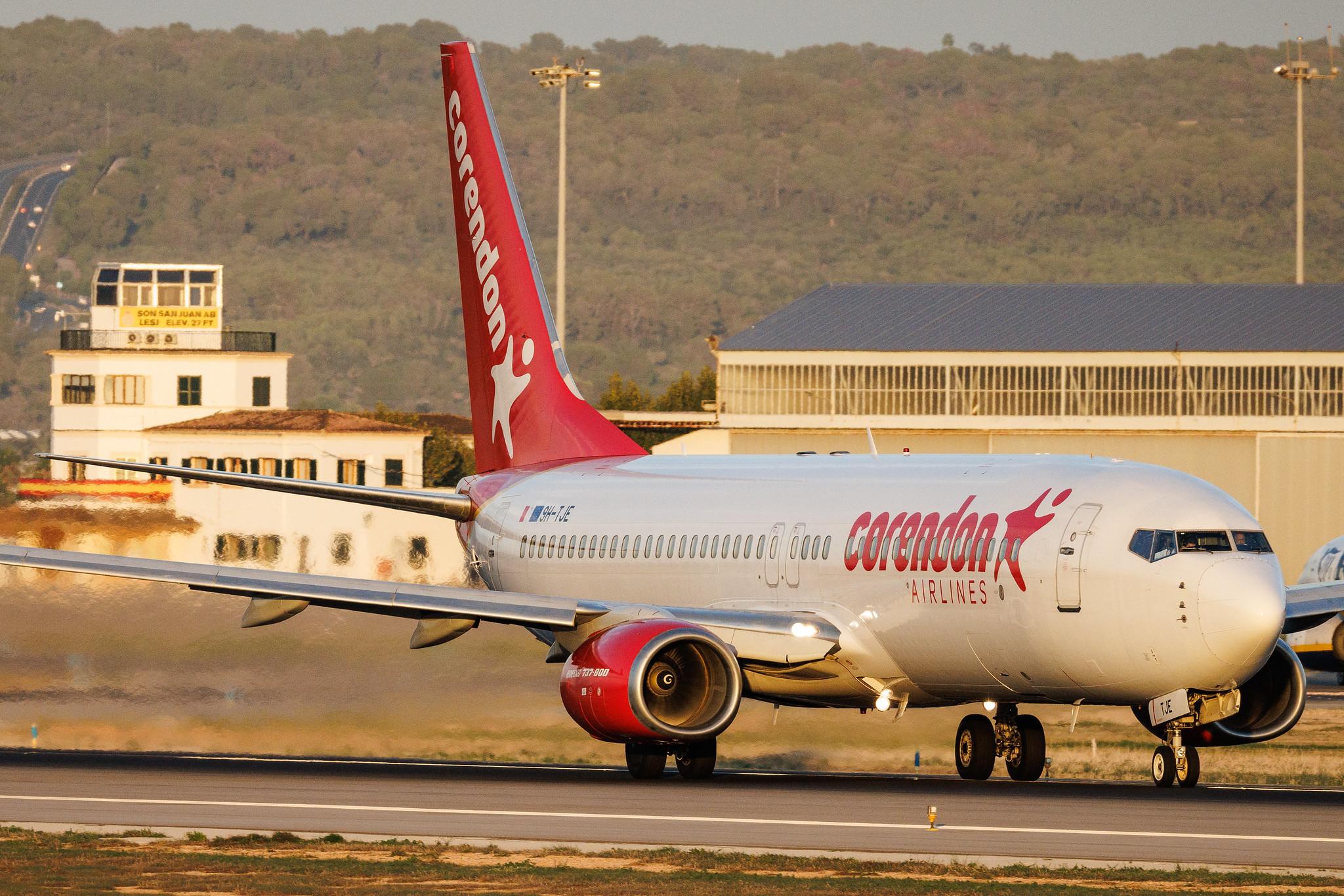 Palma de Mallorca Airport: Corendon Airlines (XC / CAI) | Operator: Corendon Airlines Europe | Boeing 737-85R B738 | 9H-TJE | MSN 35106