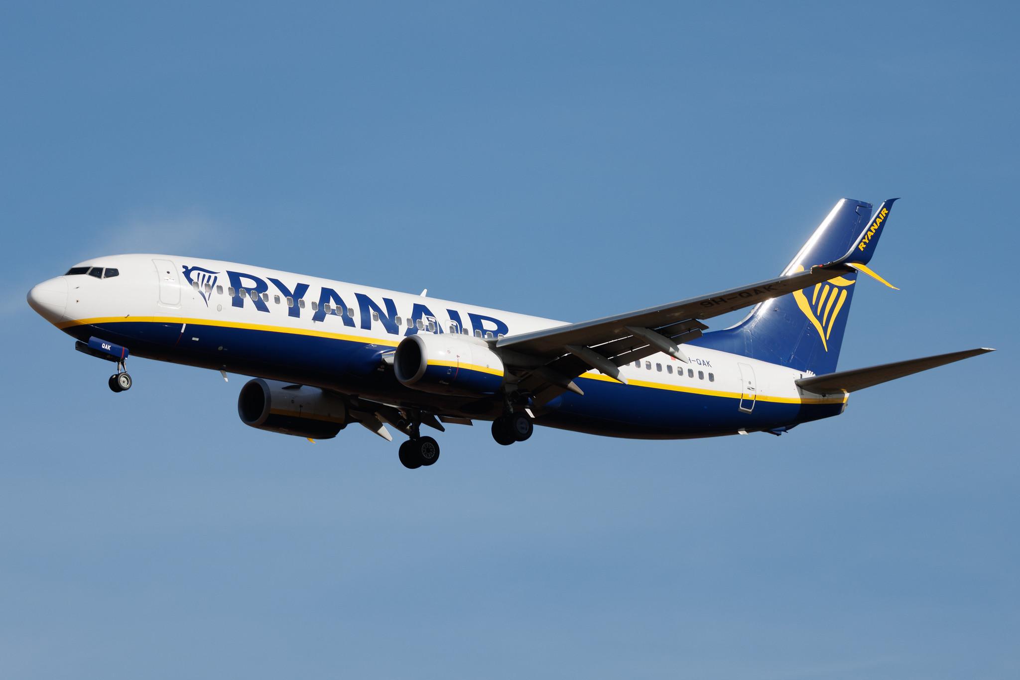 Palma de Mallorca Airport: Ryanair (FR / RYR) | Operator: Malta Air |  Boeing 737-8AS B738 | 9H-QAK | MSN 44793