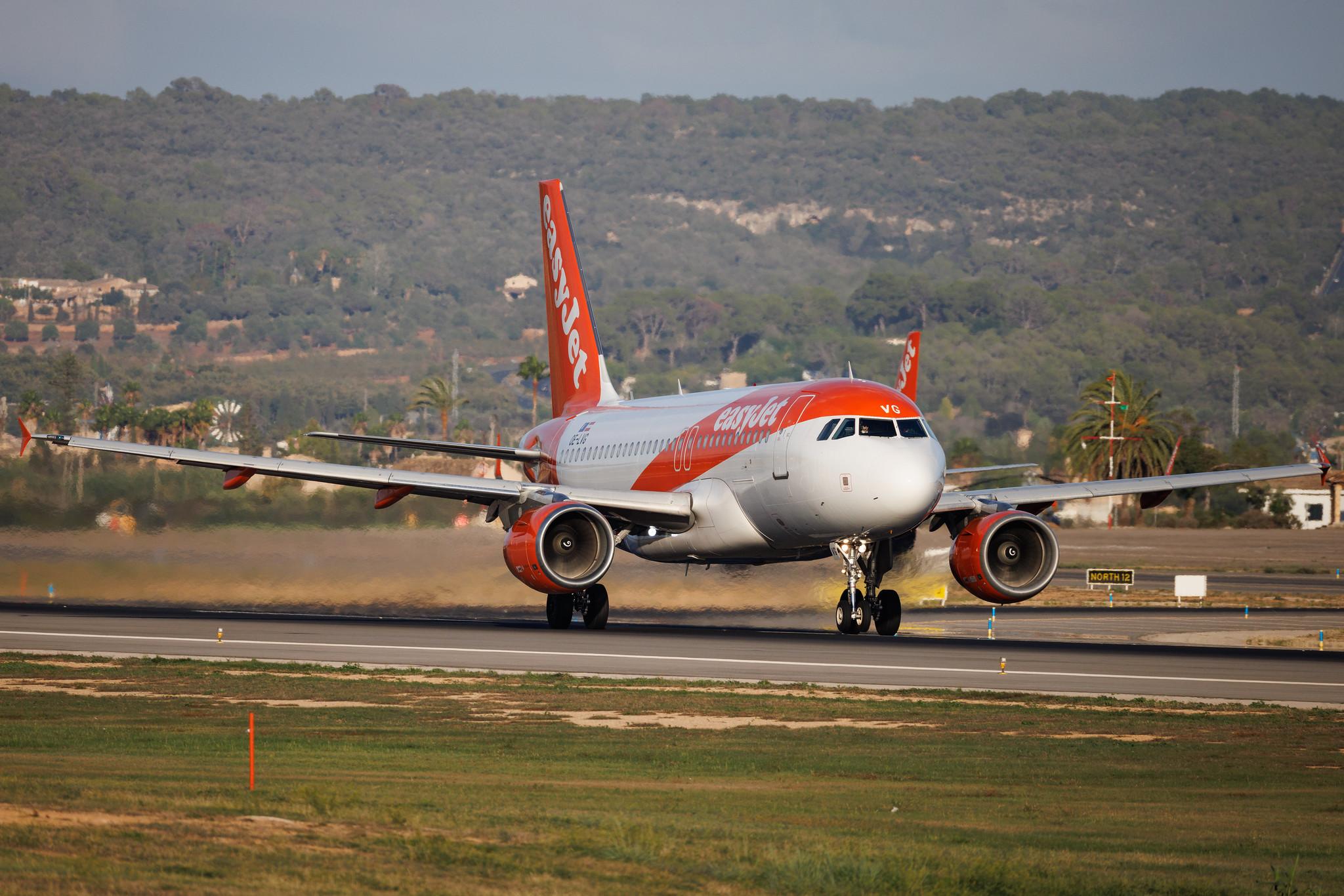 Palma de Mallorca Airport: easyJet (U2 / EZY) | Operator: easyJet Europe | Airbus A319-111 A319 | OE-LVG | MSN 02744