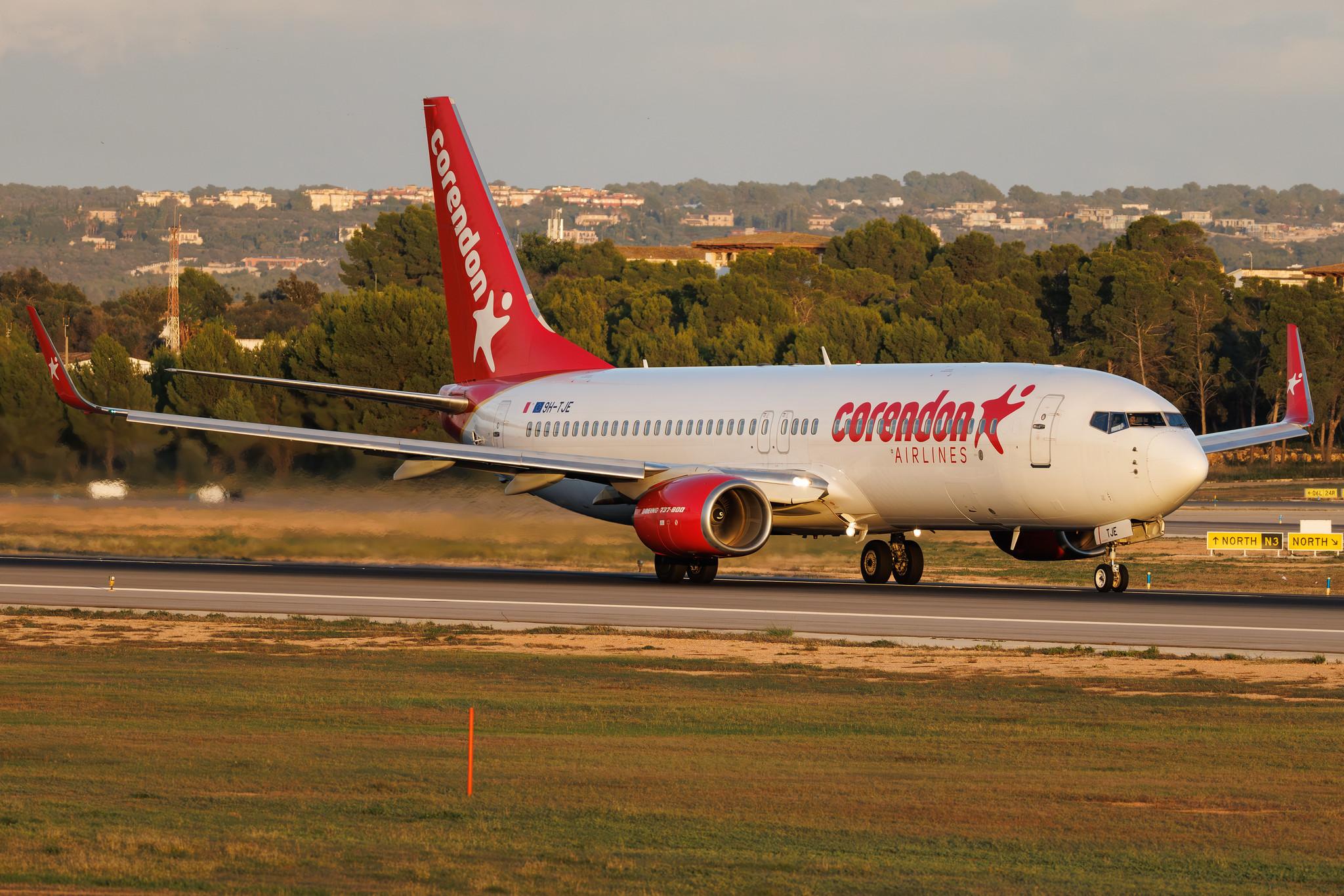 Palma de Mallorca Airport: Corendon Airlines (XC / CAI) | Operator: Corendon Airlines Europe | Boeing 737-85R B738 | 9H-TJE | MSN 35106