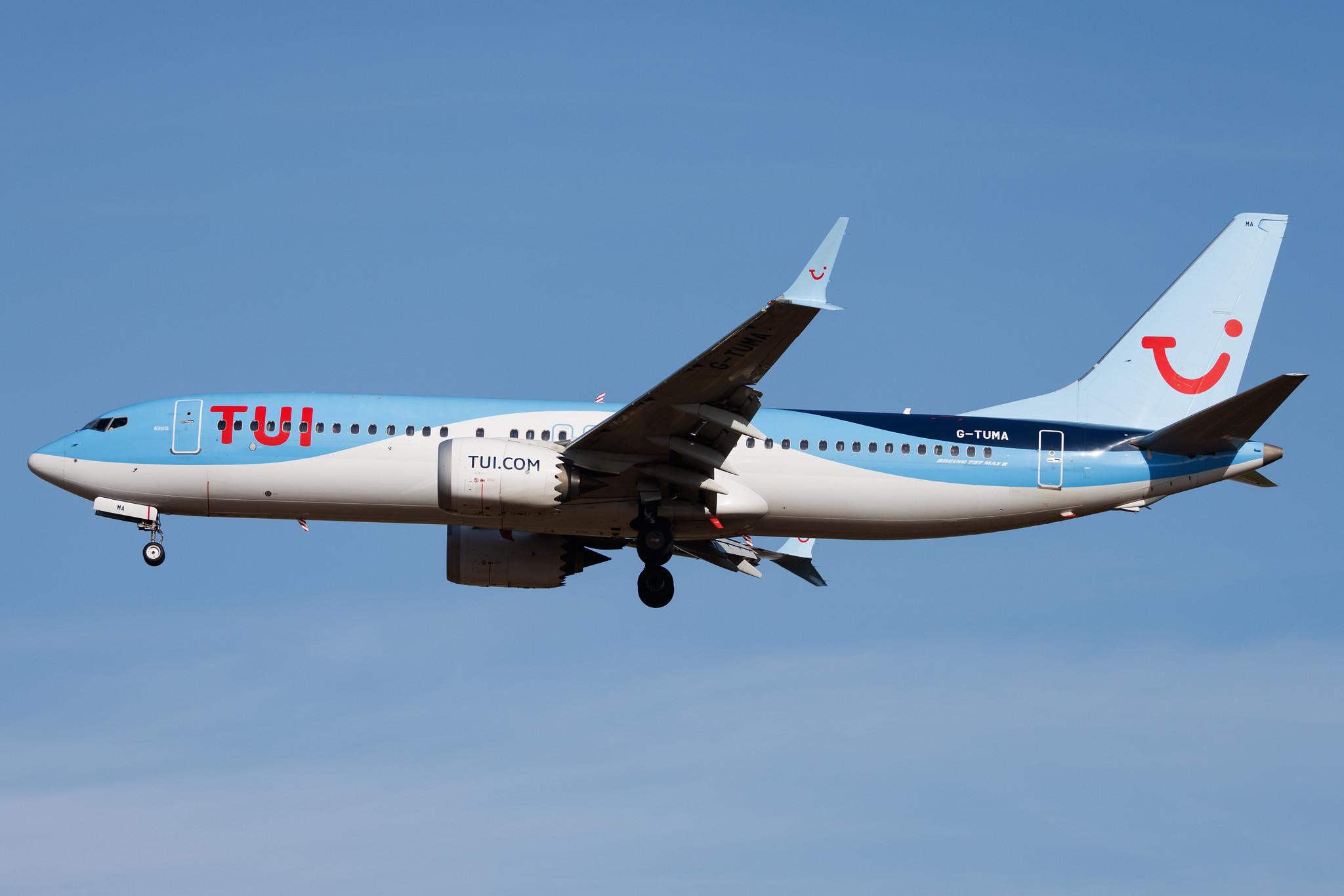 Palma de Mallorca Airport: TUI (X3 / TUI) | Operator: TUI Airways | Boeing 737 MAX 8 B38M | G-TUMA | MSN 44593