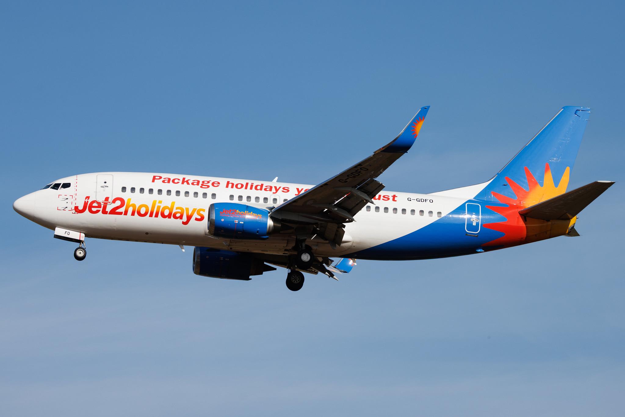 Palma de Mallorca Airport: Jet2 (LS / EXS) |  Boeing 737-3U3 B733 | G-GDFO | MSN 28740