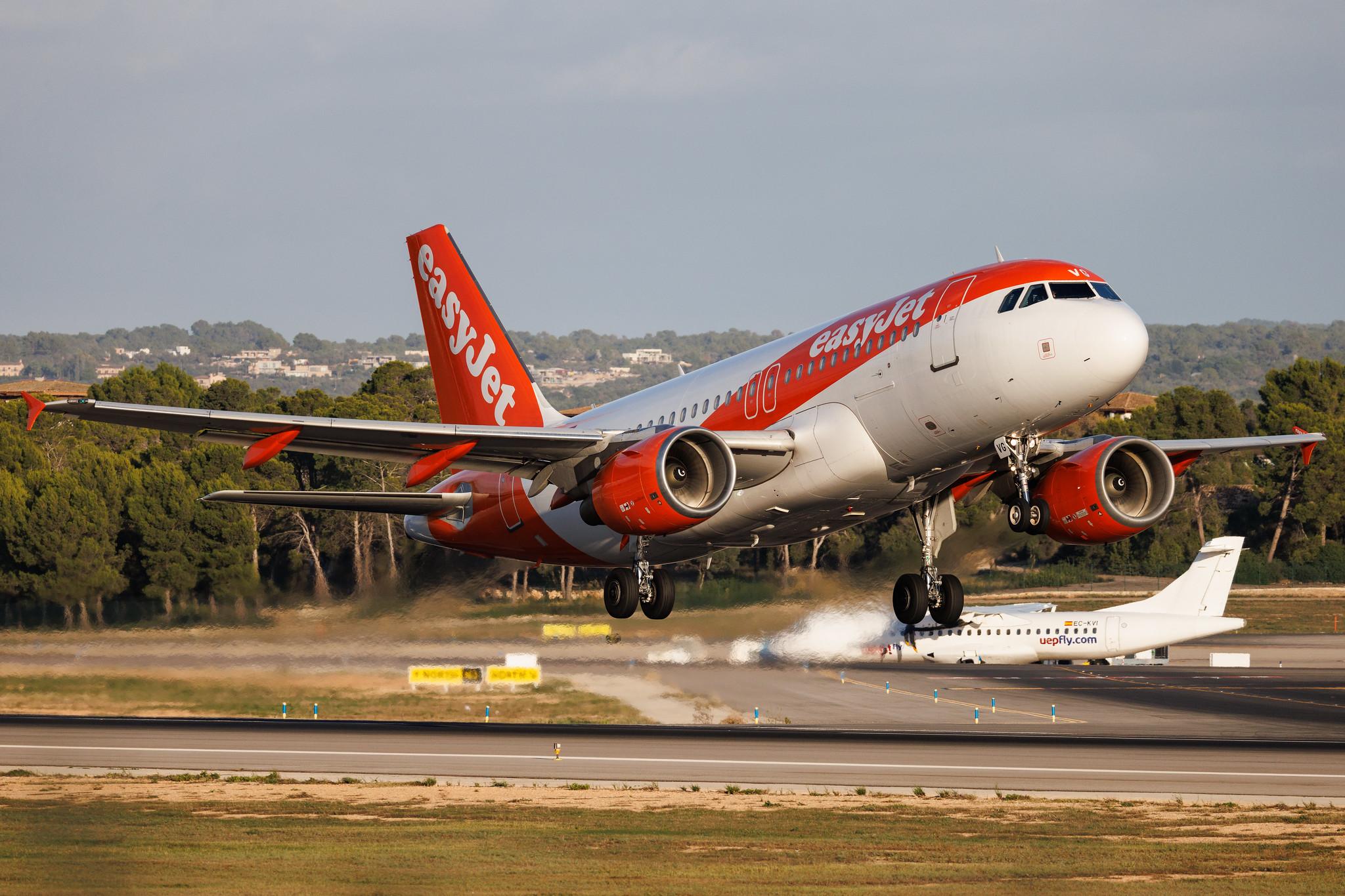 Palma de Mallorca Airport: easyJet (U2 / EZY) | Operator: easyJet Europe | Airbus A319-111 A319 | OE-LVG | MSN 02744