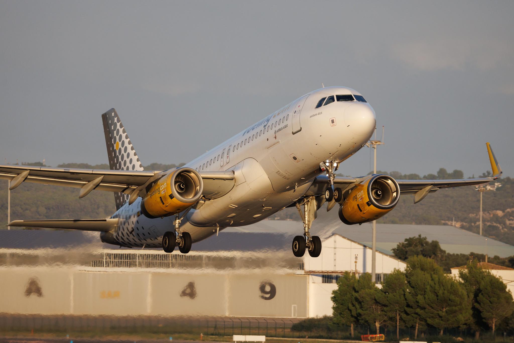 Palma de Mallorca Airport: Vueling (VY / VLG) |  Airbus A320-232 A320 | EC-MLE | MSN 7109