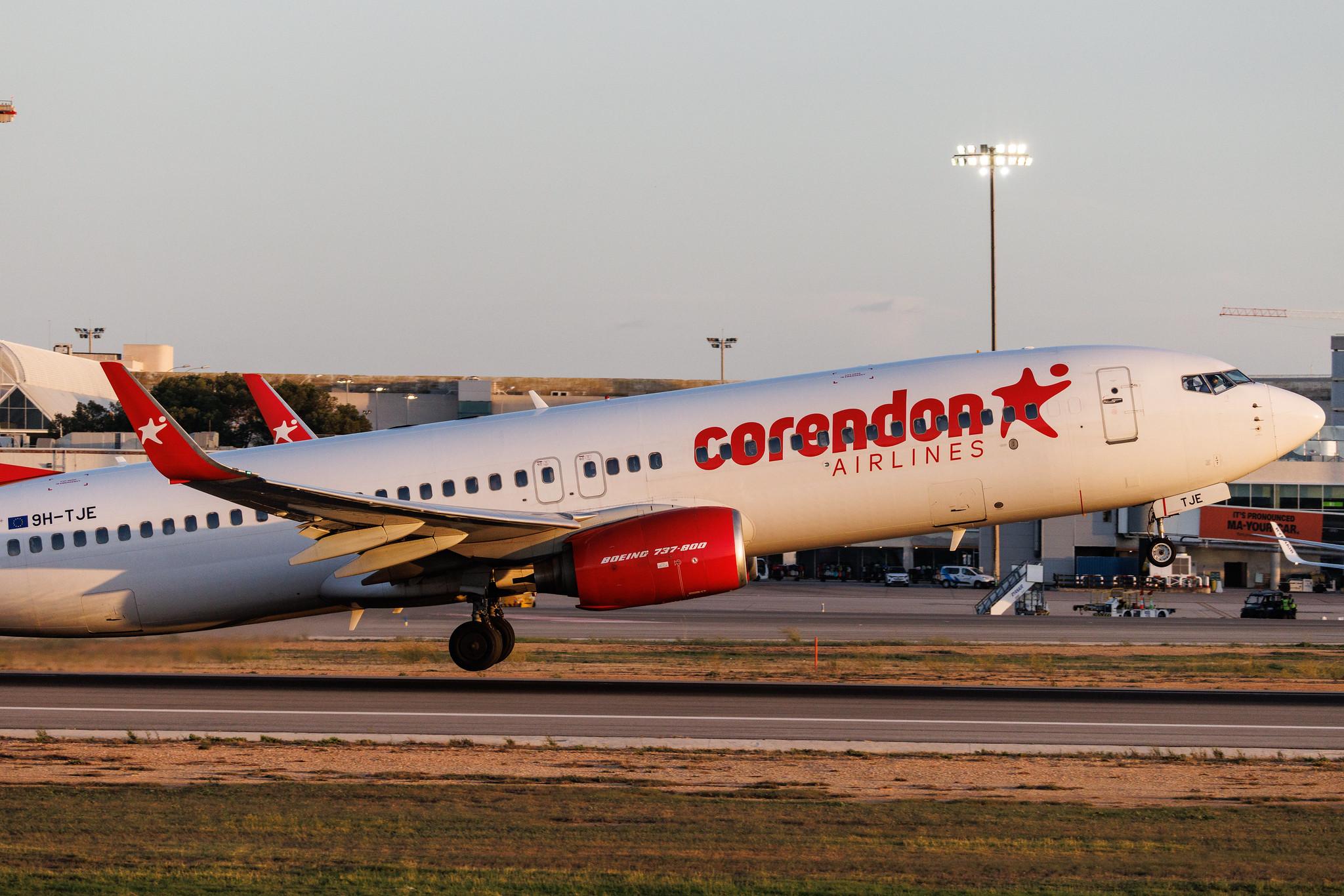Palma de Mallorca Airport: Corendon Airlines (XC / CAI) | Operator: Corendon Airlines Europe | Boeing 737-85R B738 | 9H-TJE | MSN 35106