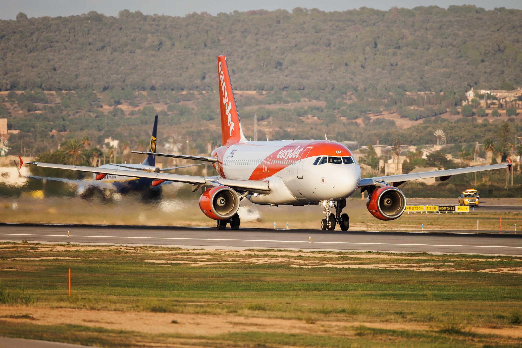 Palma de Mallorca Airport: easyJet (U2 / EZY) | Operator: easyJet Europe | Airbus A319-111 A319 | OE-LQF | MSN 03844