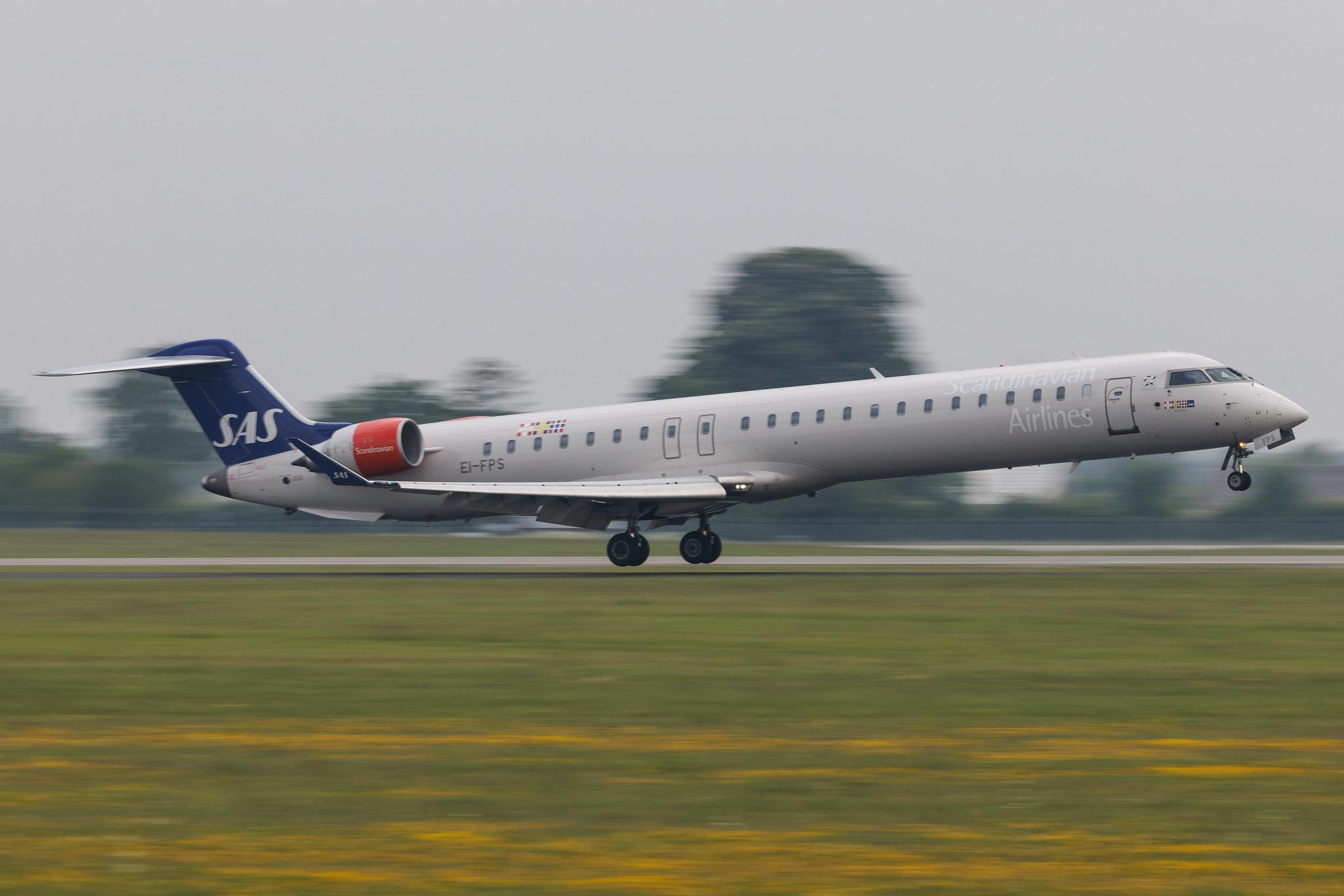 Copenhagen Airport: SAS (SK / SAS) | Operator: Cityjet | Mitsubishi CRJ-900LR CRJ9 | EI-FPS | MSN 15437