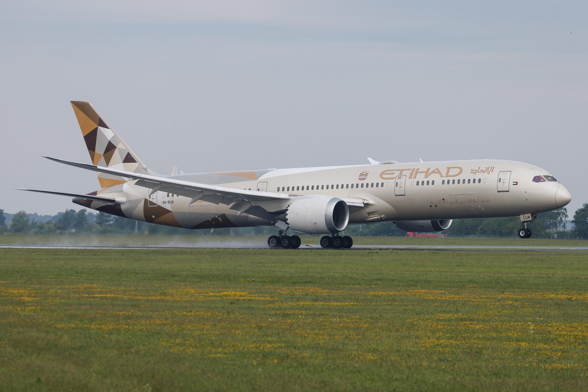 Copenhagen Airport: Etihad Airways (EY / ETD) | Boeing 787-9 Dreamliner B789 | A6-BLN | MSN 39659