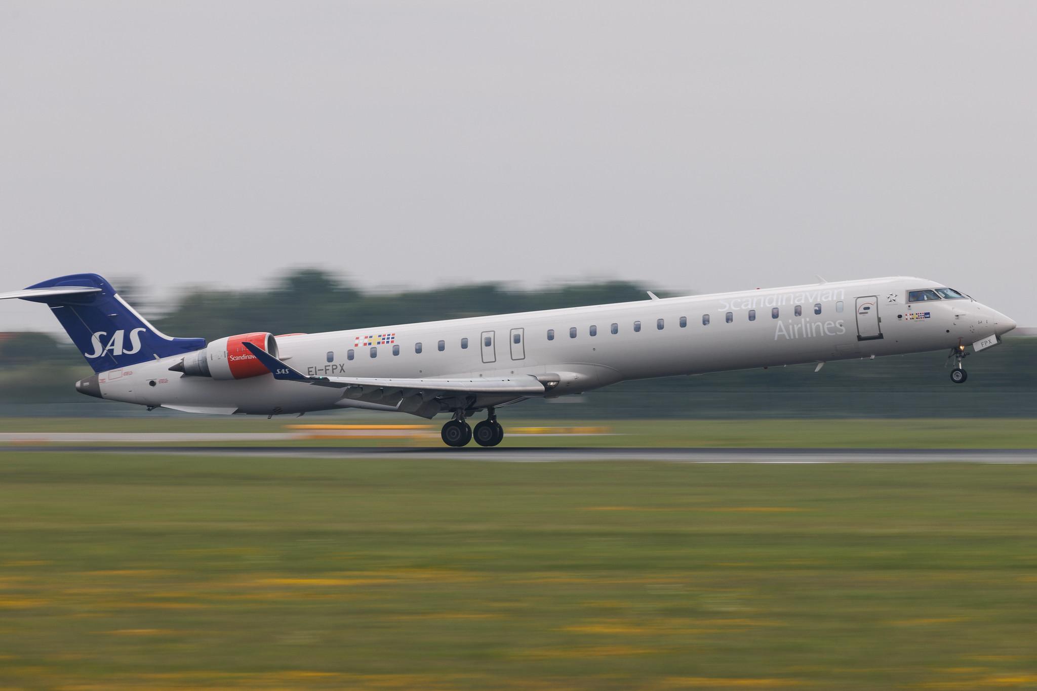 Copenhagen Airport: SAS (SK / SAS) | Operator: Cityjet | Mitsubishi CRJ-900LR CRJ9 | EI-FPX | MSN 15444
