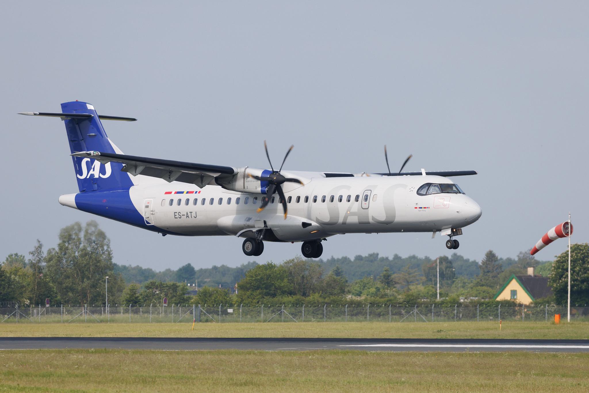 Copenhagen Airport: SAS (SK / SAS) | Operator: Xfly | ATR 72-600 AT76 | ES-ATJ | MSN 1056