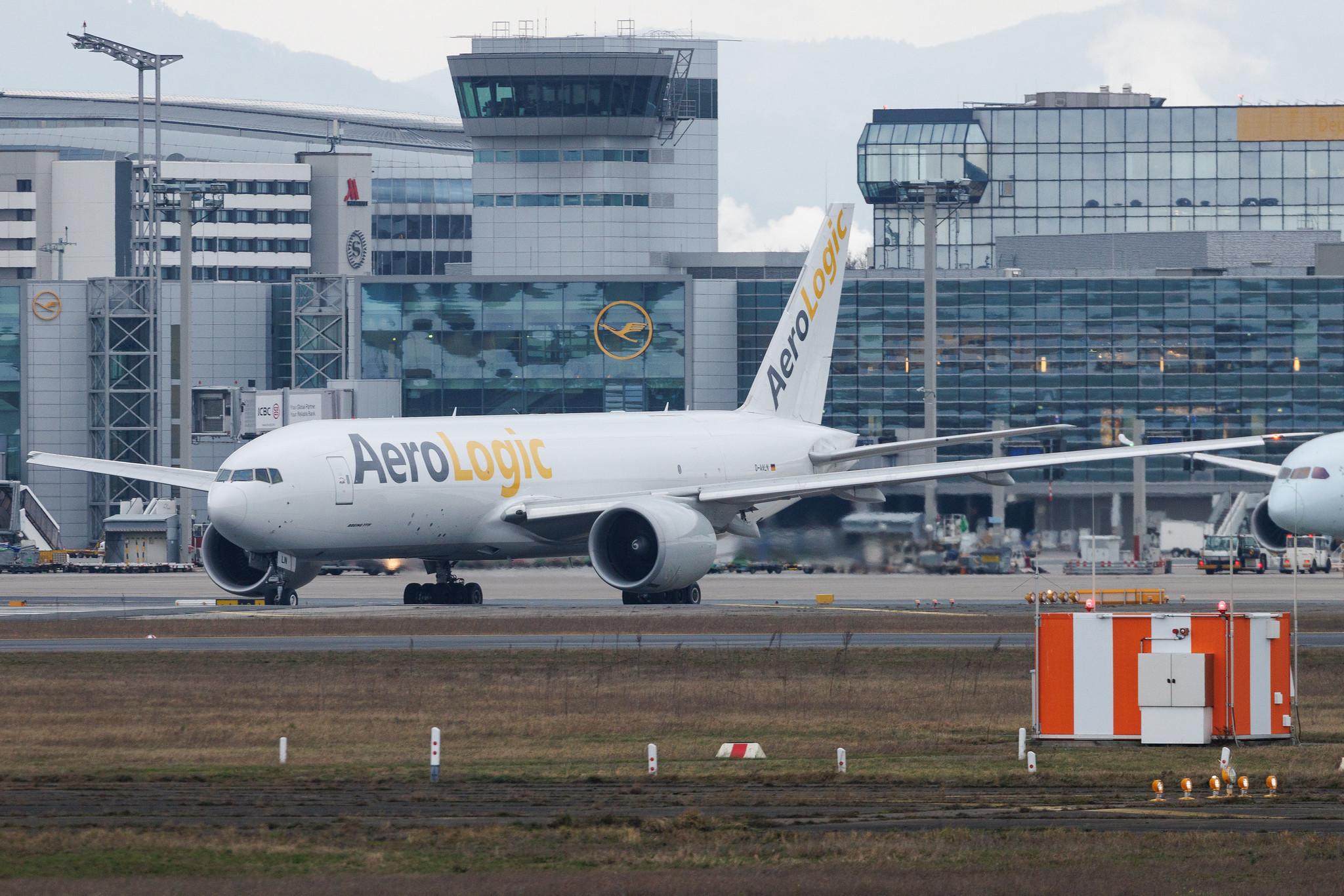 Frankfurt Airport: AeroLogic (3S / BOX) | Boeing 777-F B77L | D-AALN | MSN 66632