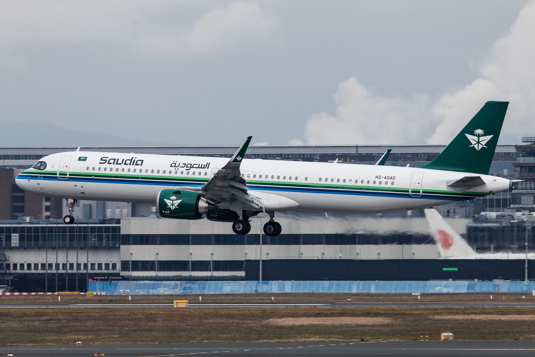 Frankfurt Airport: Saudia (SV / SVA) | Airbus A321-251NX A21N | HZ-ASAD | MSN 11609