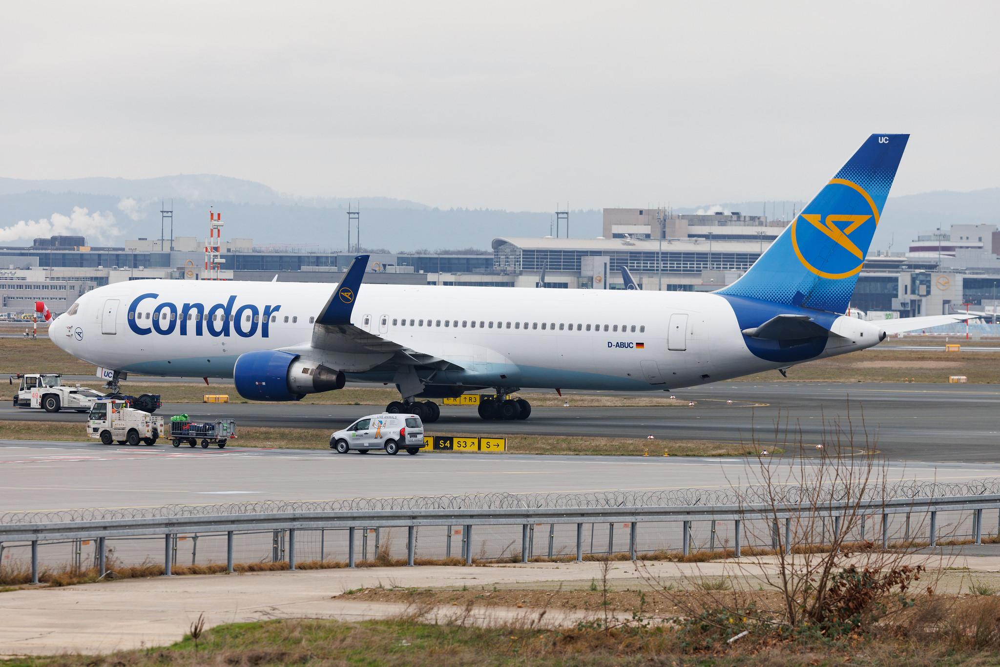 Frankfurt Airport: Condor (DE / CFG) | Boeing 767-330(ER) B763 | D-ABUC | MSN 26992