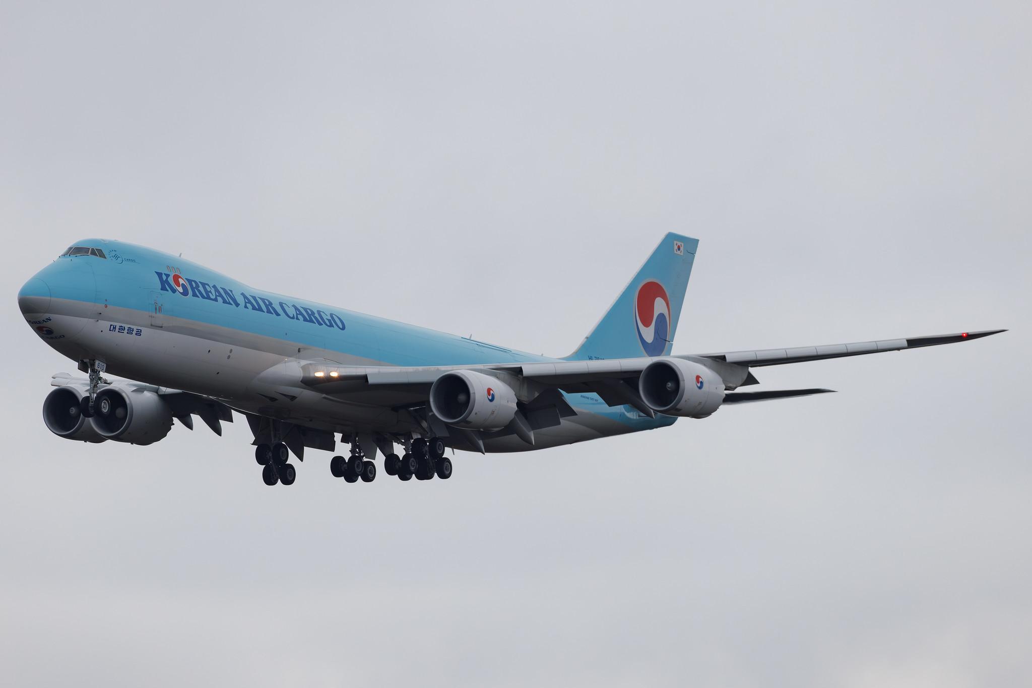 Frankfurt Airport: Korean Air Cargo (KE / KAL) | Operator: Korean Air | Boeing 747-8HT(F) B748 | HL7610 | MSN 37133