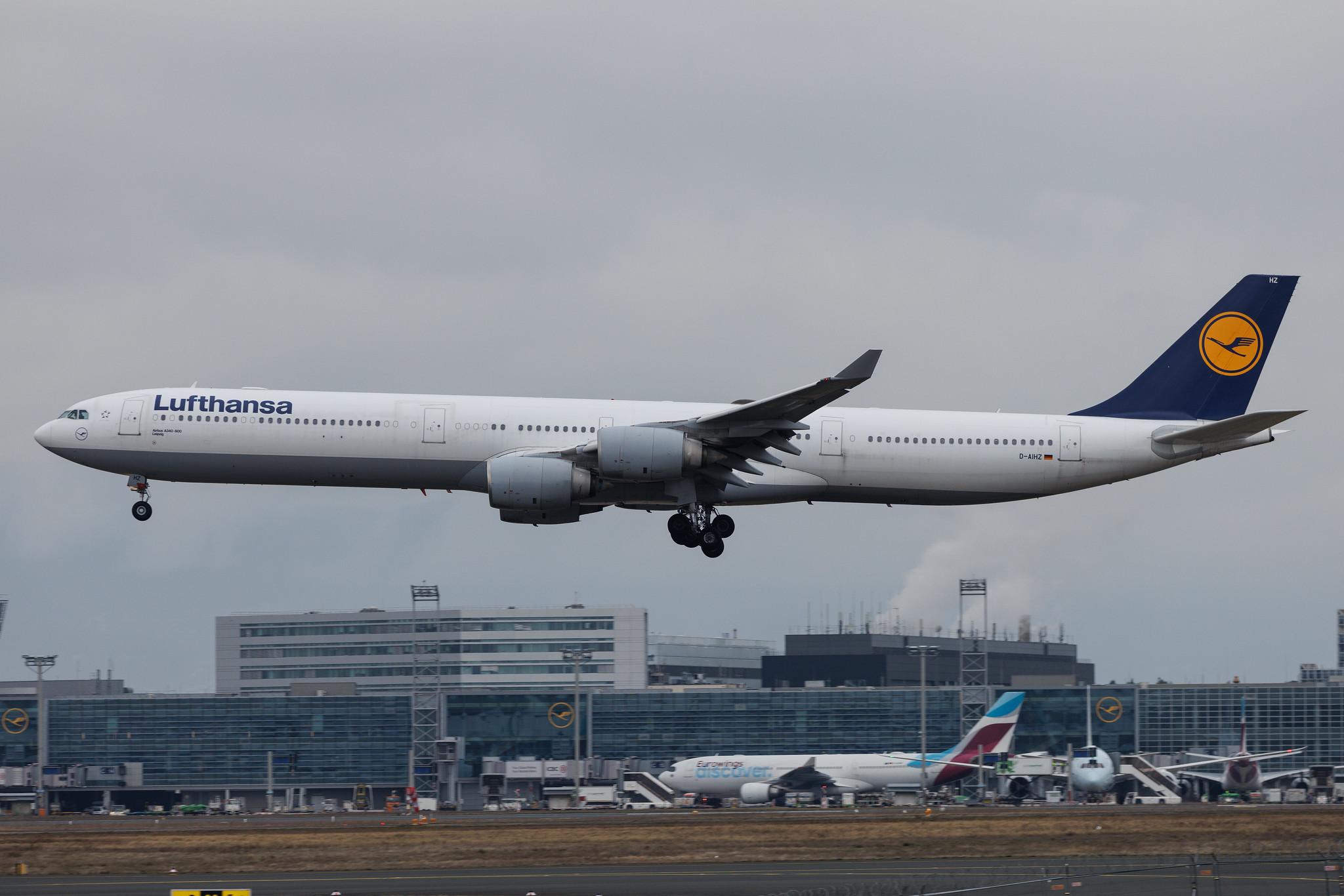 Frankfurt Airport: Lufthansa (LH / DLH) | Airbus A340-642 A346 | D-AIHZ | MSN 1005