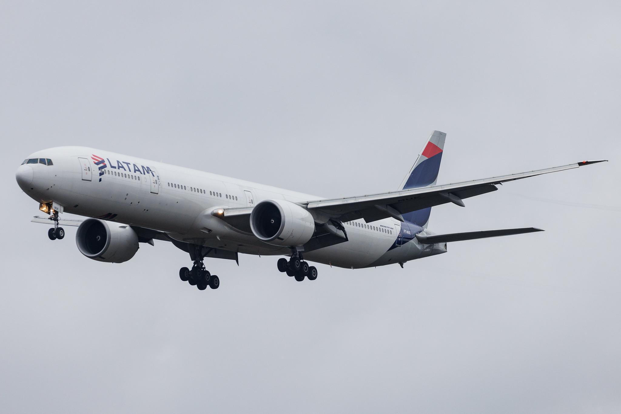 Frankfurt Airport: LATAM Airlines (LA / LAN) | Operator: LATAM Brasil | Boeing 777-32W(ER) B77W | PT-MUE | MSN 38886