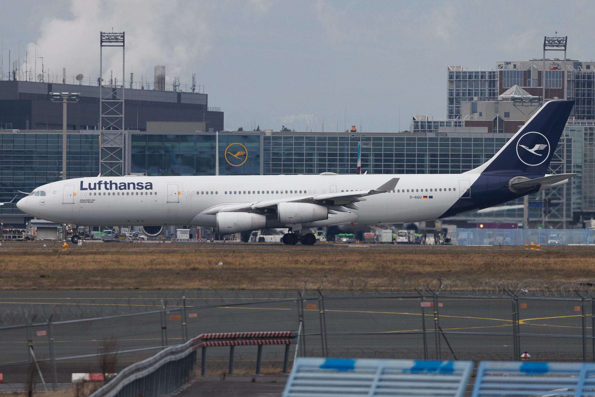 Frankfurt Airport: Lufthansa (LH / DLH) | Airbus A340-313 A343 | D-AIGU | MSN 0321