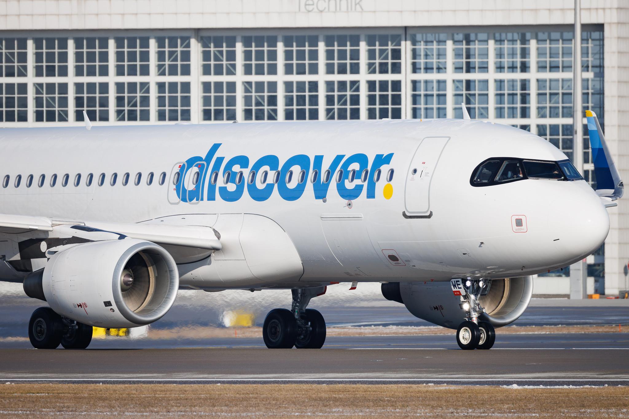 Munich Airport: Discover Airlines (4Y / OCN) | Airbus A320-214 A320 | D-AIWE | MSN 8680