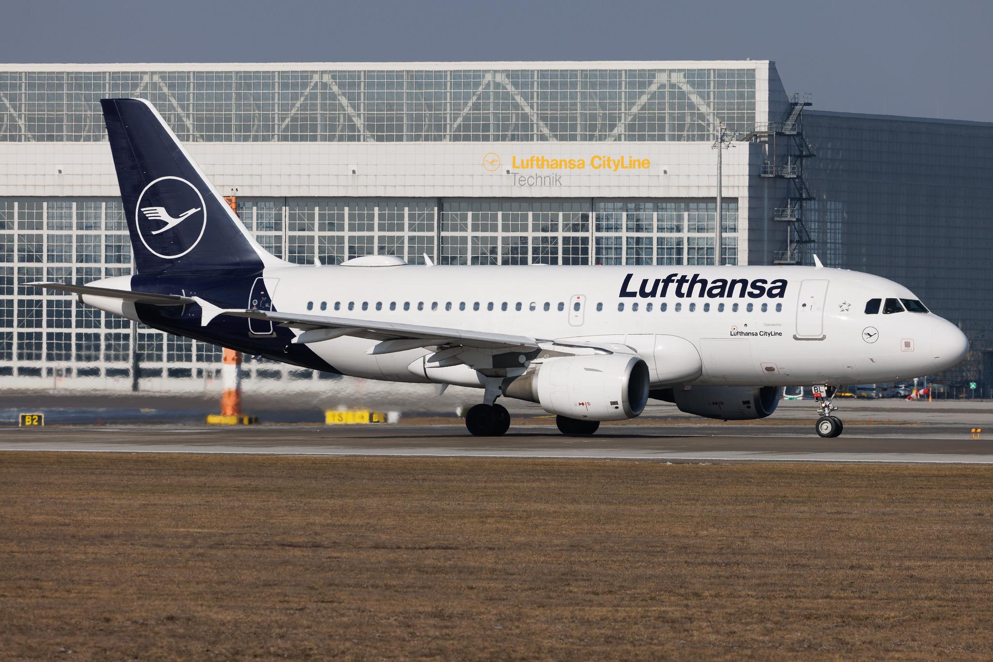 Munich Airport: Lufthansa (LH / DLH) | Operator: Lufthansa CityLine | Airbus A319-112 A319 | D-AIBL | MSN 2174