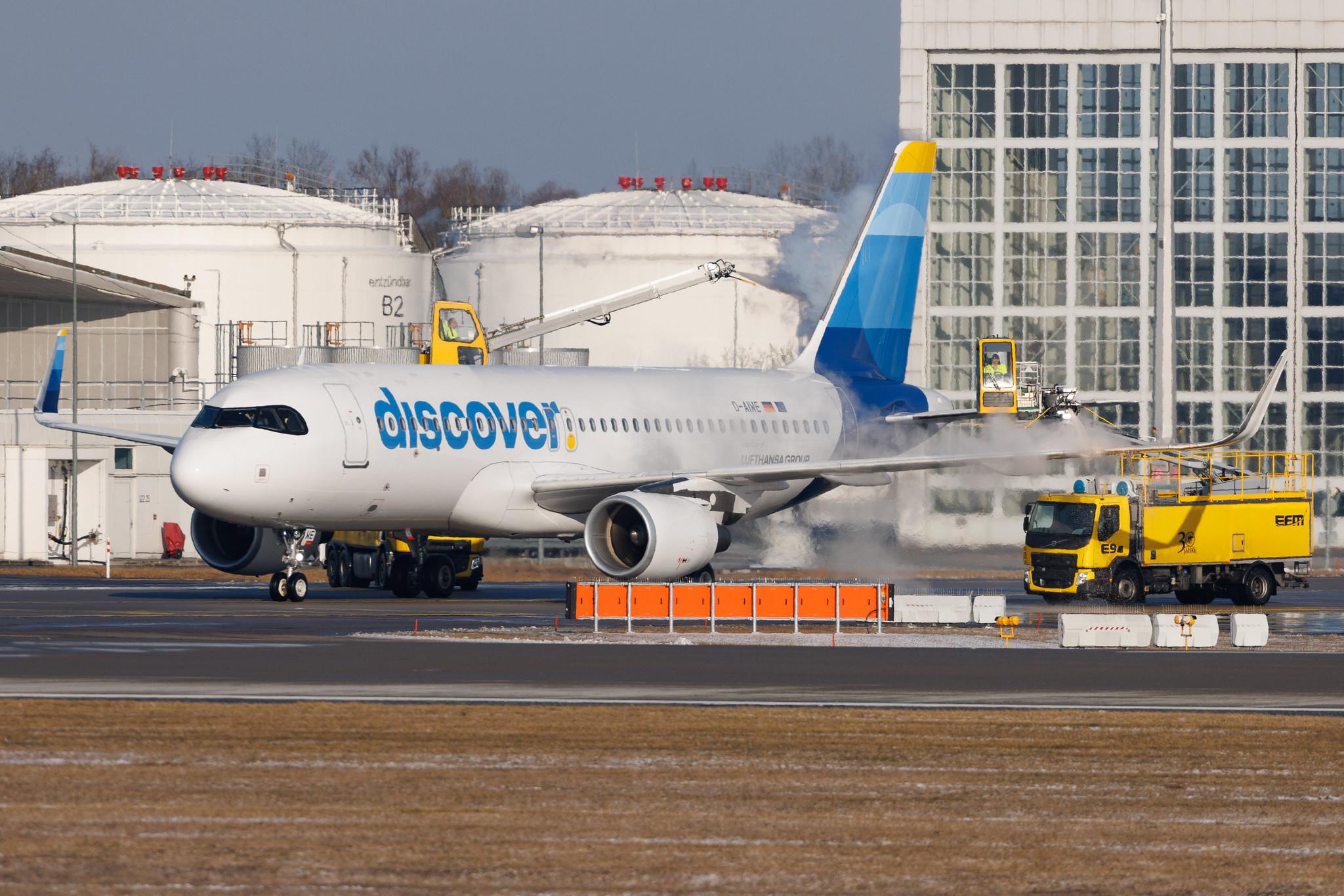 Munich Airport: Discover Airlines (4Y / OCN) | Airbus A320-214 A320 | D-AIWE | MSN 8680