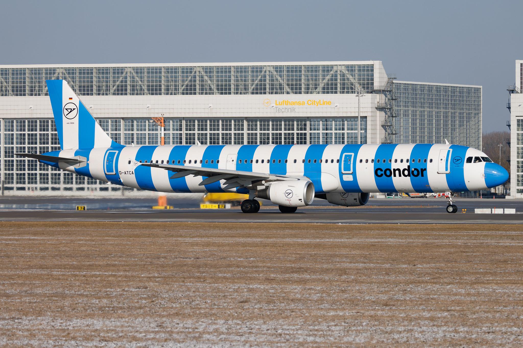 Munich Airport: Condor (DE / CFG) | Airbus A321-211 A321 | D-ATCA | MSN 4334