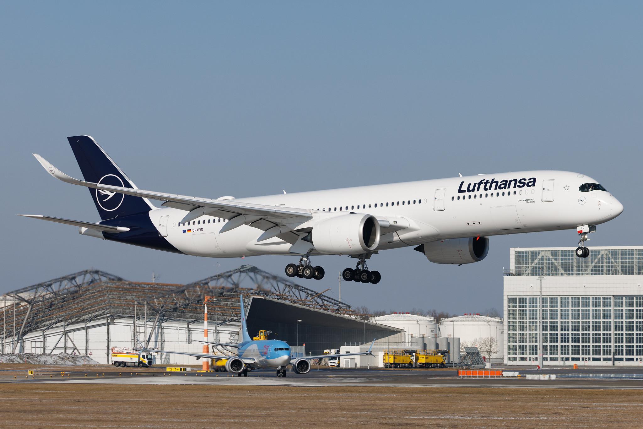 Munich Airport: Lufthansa (LH / DLH) | Airbus A350-941 A359 | D-AIVD | MSN 280