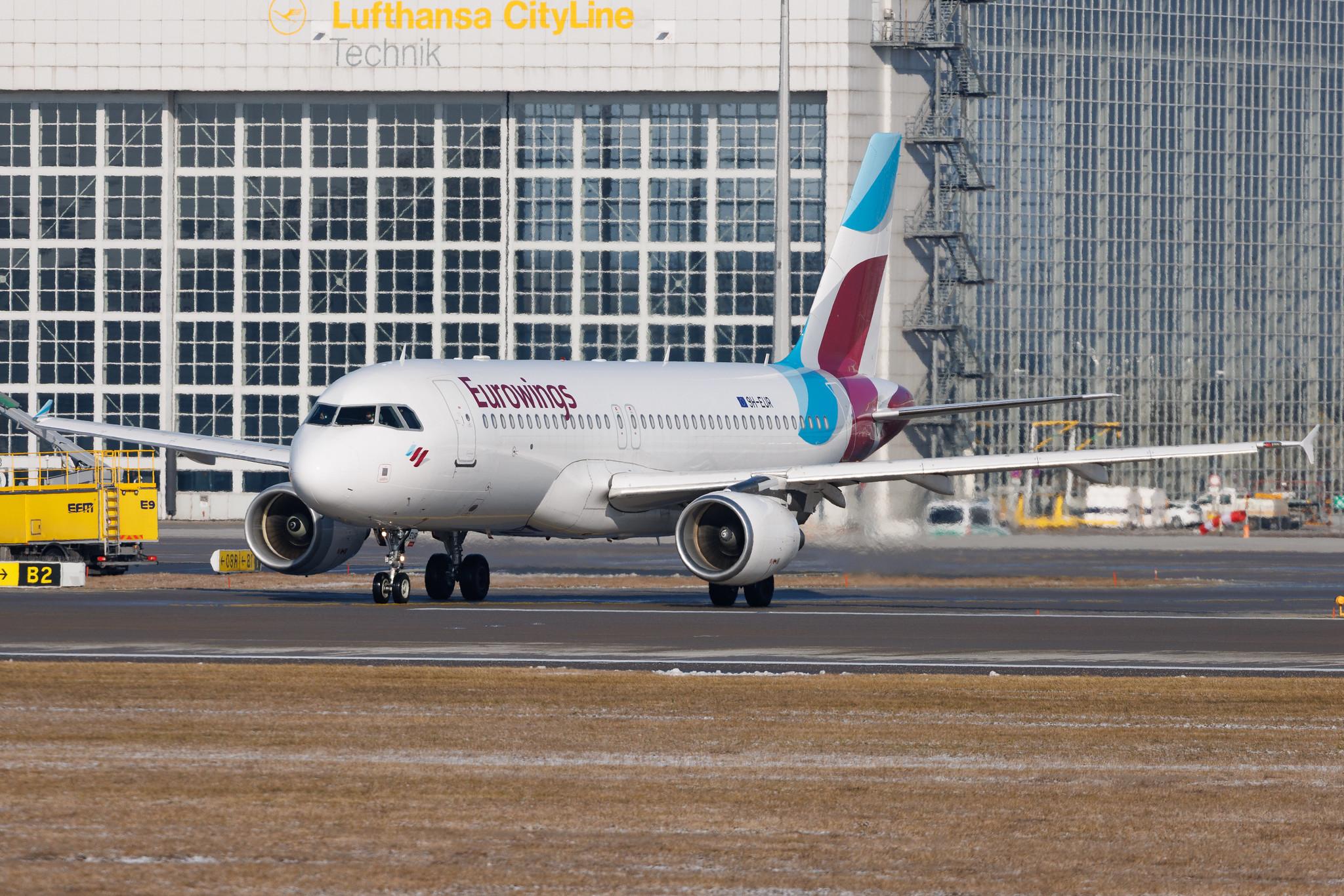 Munich Airport: Eurowings (EW / EWG) | Operator: Eurowings Europe | Airbus A320-214 A320 | 9H-EUR | MSN 03908