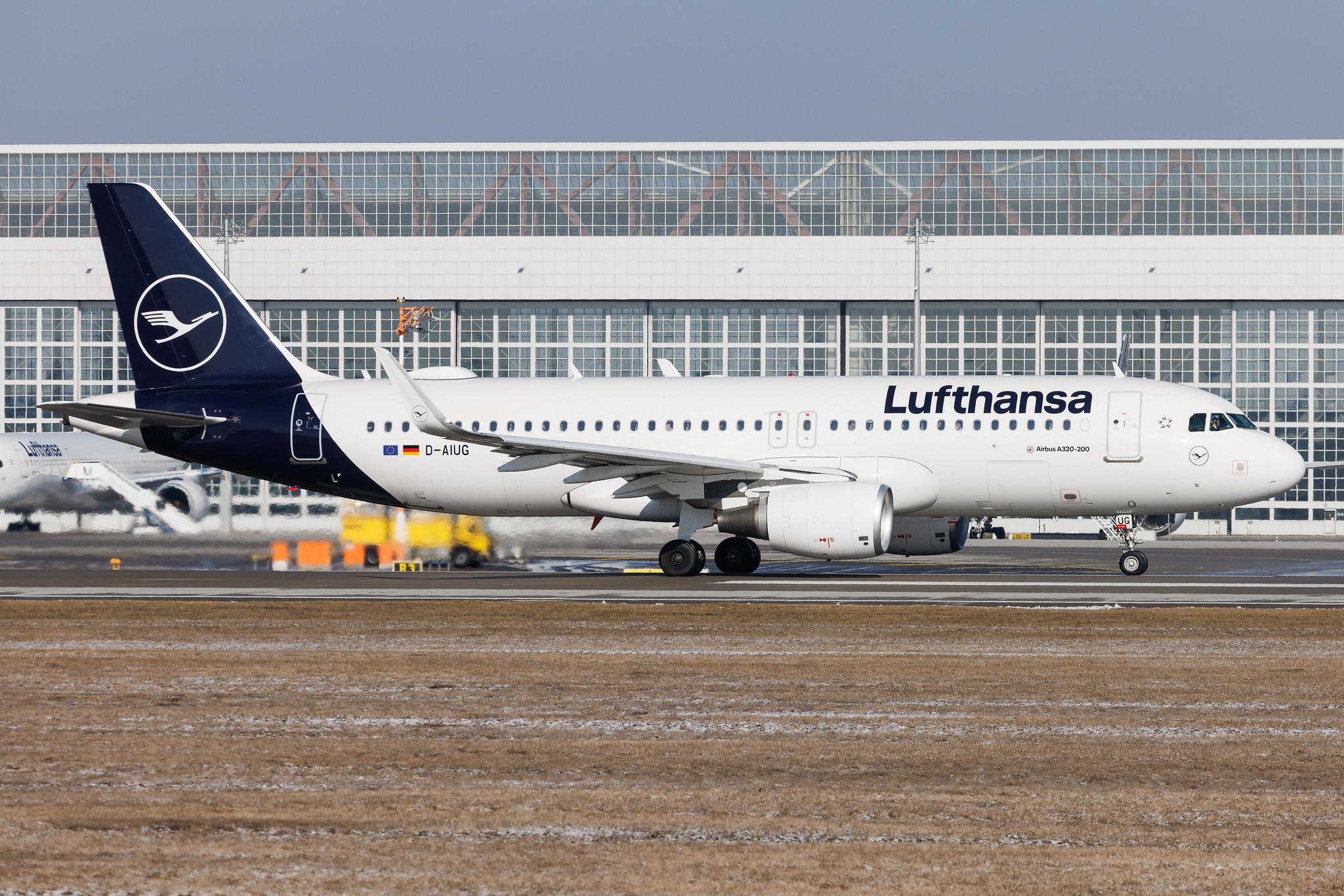 Munich Airport: Lufthansa (LH / DLH) | Airbus A320-214 A320 | D-AIUG | MSN 6202