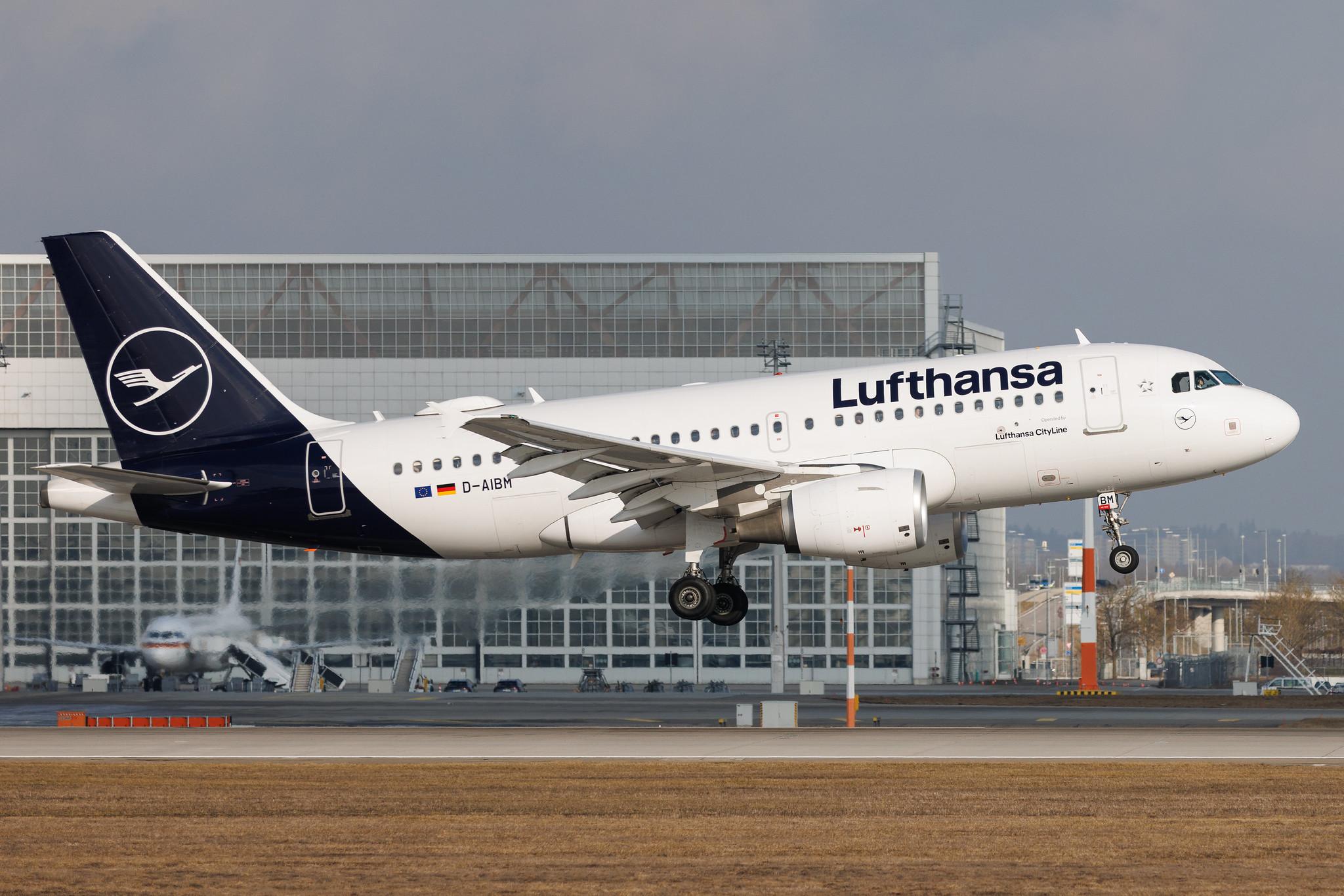 Munich Airport: Lufthansa (LH / DLH) | Operator: Lufthansa CityLine | Airbus A319-112 A319 | D-AIBM | MSN 2262