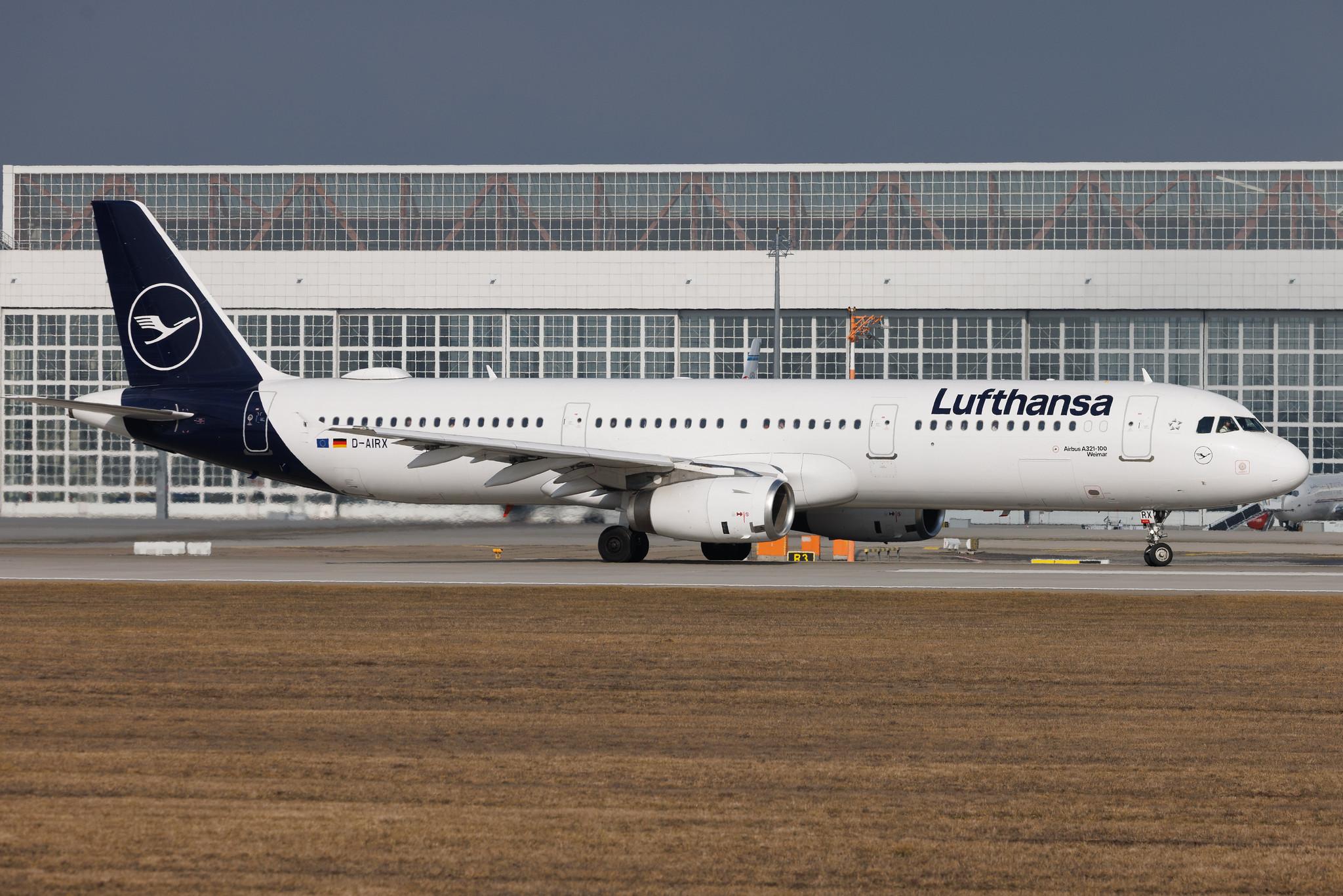 Munich Airport: Lufthansa (LH / DLH) | Airbus A321-131 A321 | D-AIRX | MSN 0887