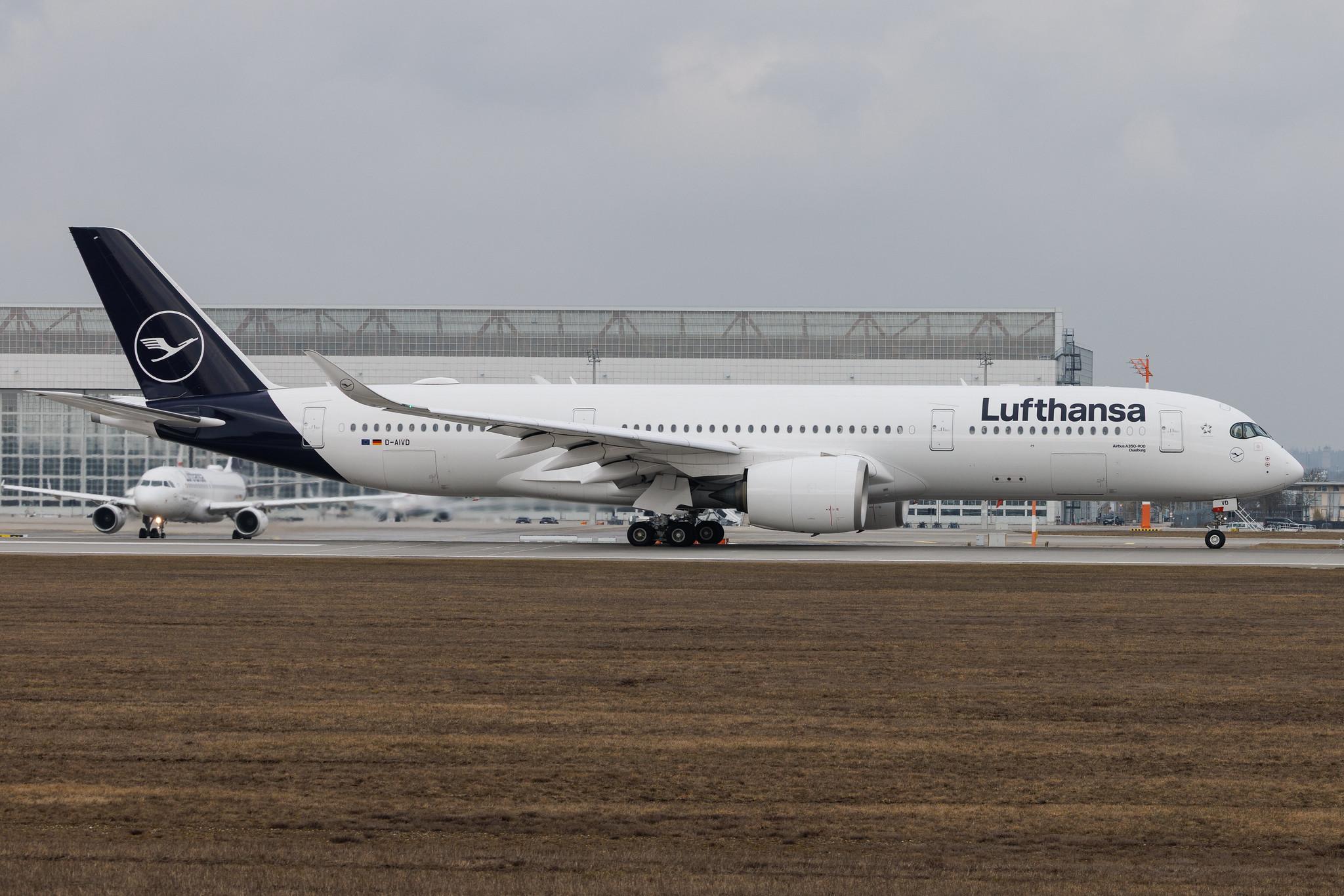 Munich Airport: Lufthansa (LH / DLH) | Airbus A350-941 A359 | D-AIVD | MSN 280