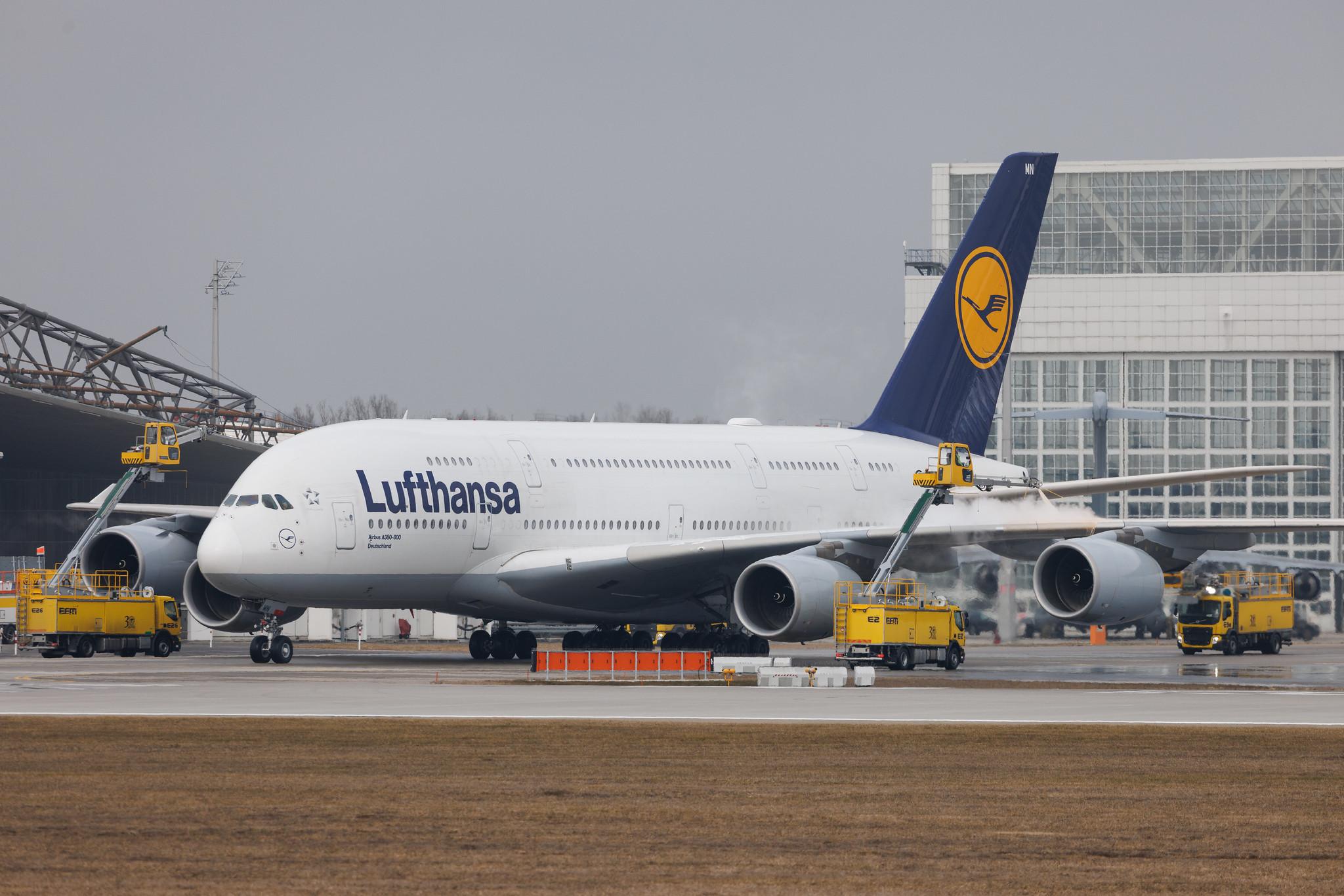 Munich Airport: Lufthansa (LH / DLH) | Airbus A380-841 A388 | D-AIMN | MSN 177