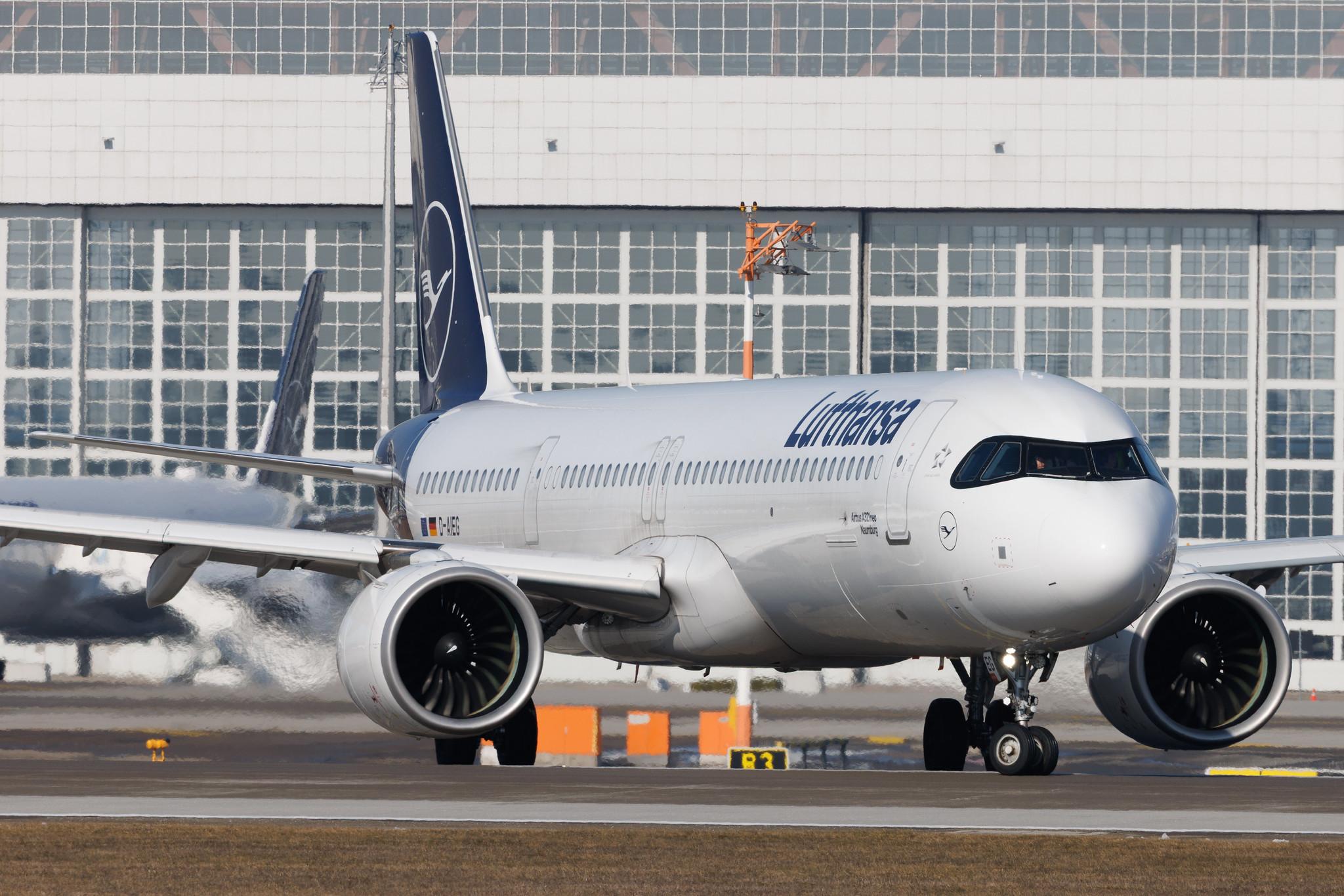 Munich Airport: Lufthansa (LH / DLH) | Airbus A321-271NX A21N | D-AIEG | MSN 10059