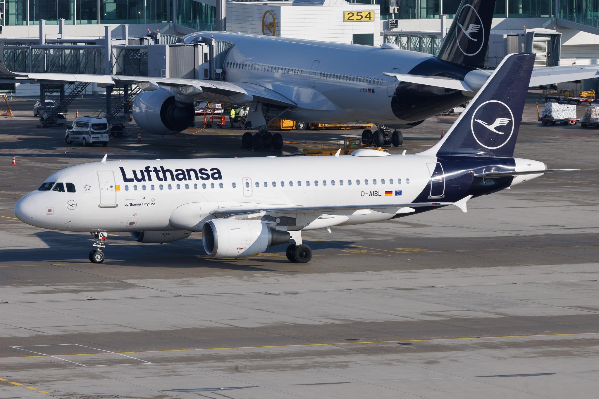 Munich Airport: Lufthansa (LH / DLH) | Operator: Lufthansa CityLine | Airbus A319-112 A319 | D-AIBL | MSN 2174