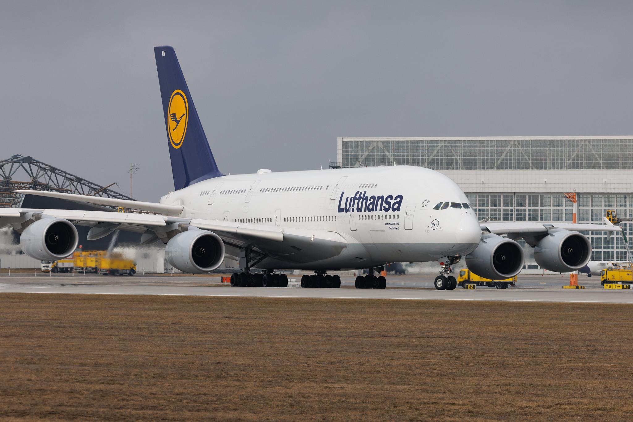 Munich Airport: Lufthansa (LH / DLH) | Airbus A380-841 A388 | D-AIMN | MSN 177