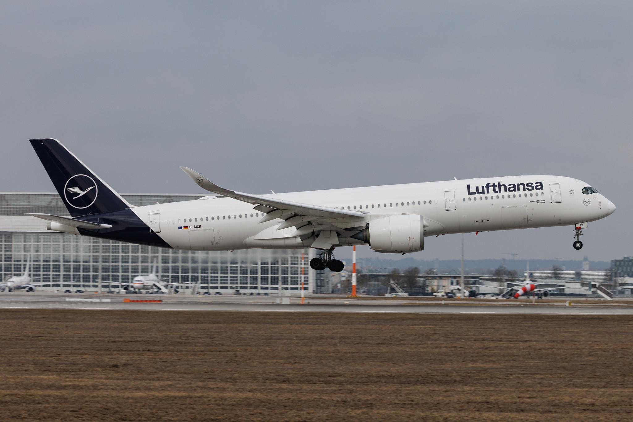 Munich Airport: Lufthansa (LH / DLH) | Airbus A350-941 A359 | D-AIXB | MSN 080