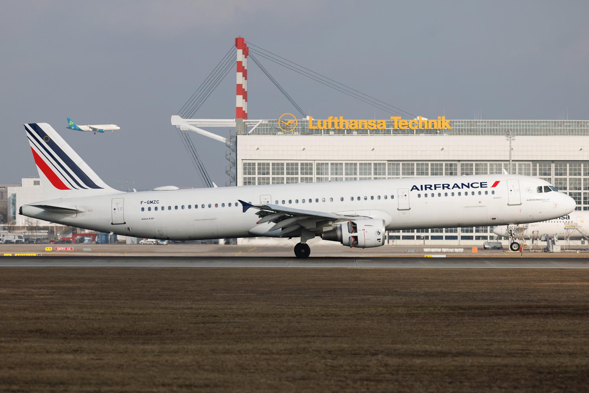 Munich Airport: Air France (AF / AFR) | Airbus A321-111 A321 | F-GMZC | MSN 00521