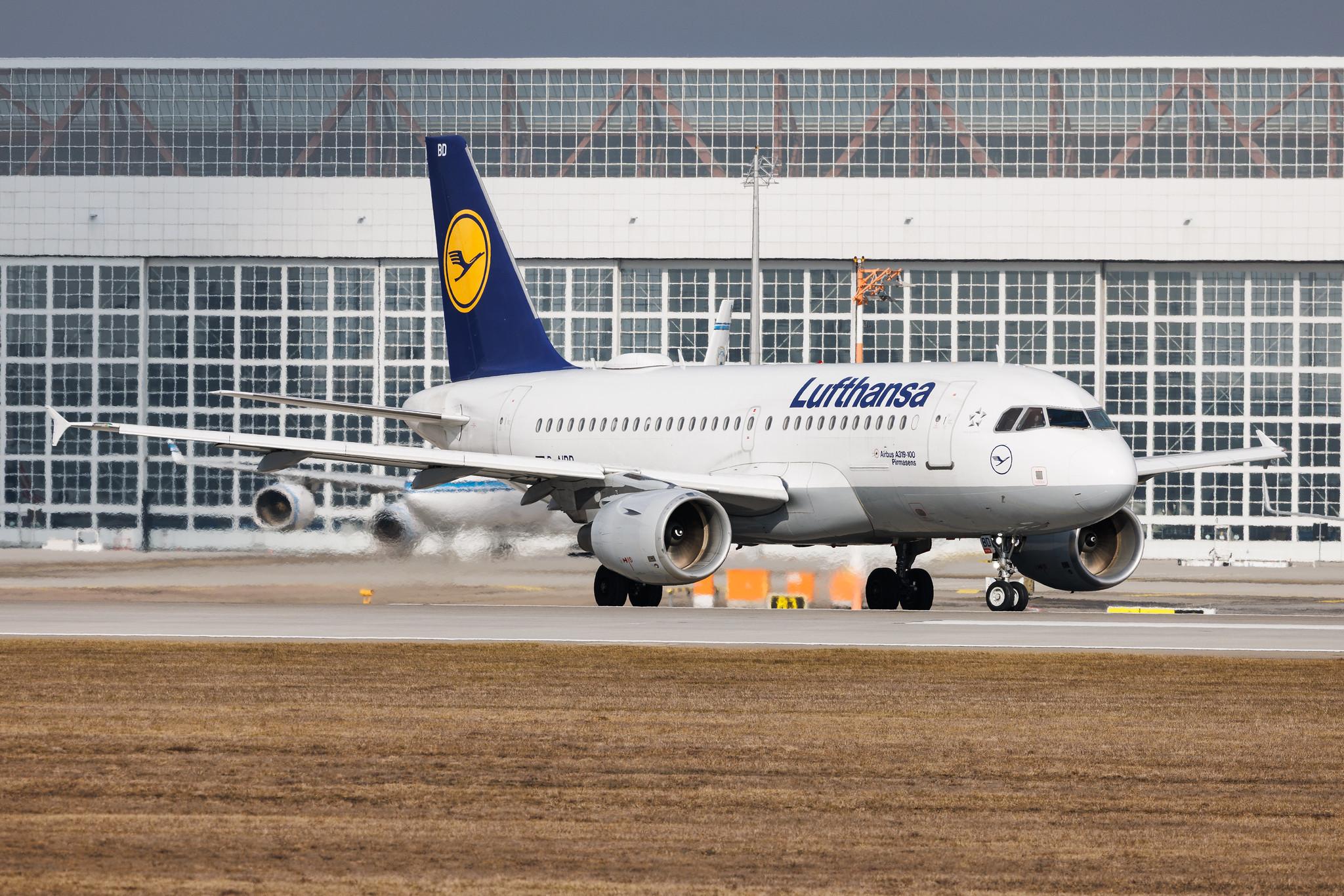 Munich Airport: Lufthansa (LH / DLH) | Airbus A319-112 A319 | D-AIBD | MSN 4455