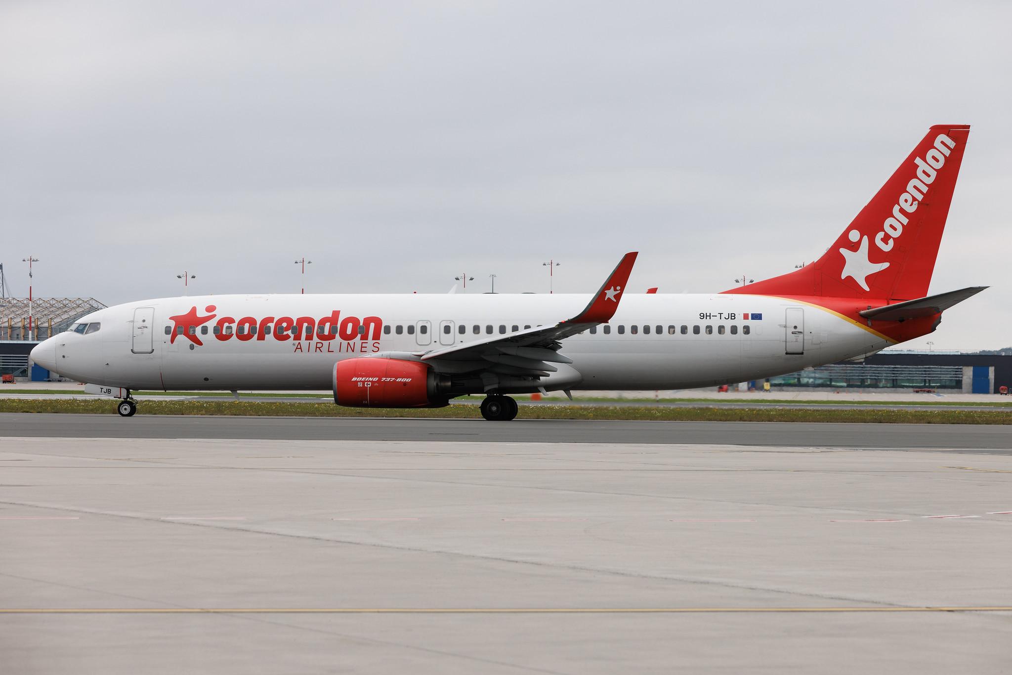 Hamburg Airport: Corendon Airlines (XC / CAI) | Operator: Corendon Airlines Europe | Boeing 737-8FH B738 | 9H-TJB | MSN 35093