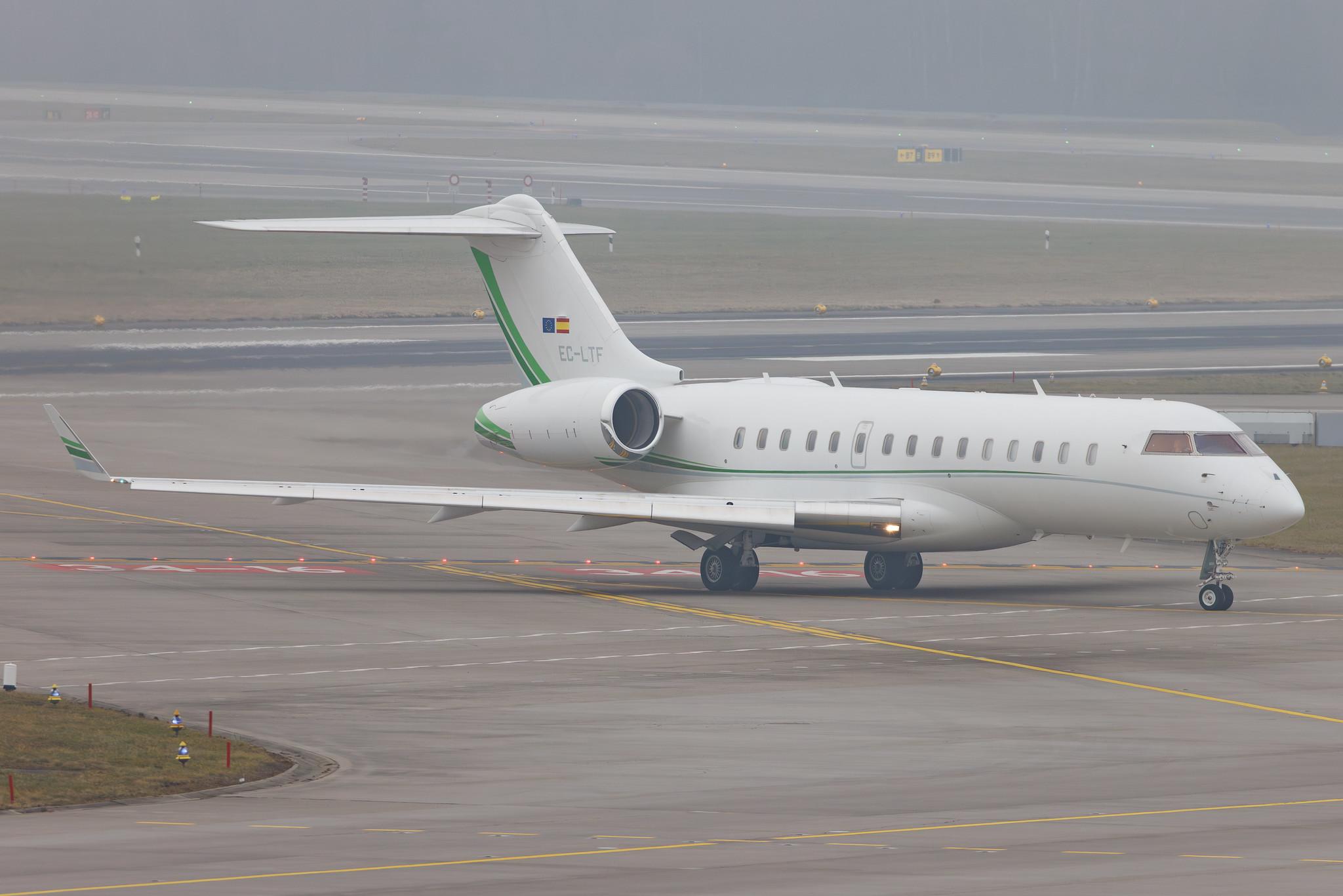 Flughafen Zürich: Gestair | Bombardier Global 6000 GLEX | EC-LTF | MSN 9464