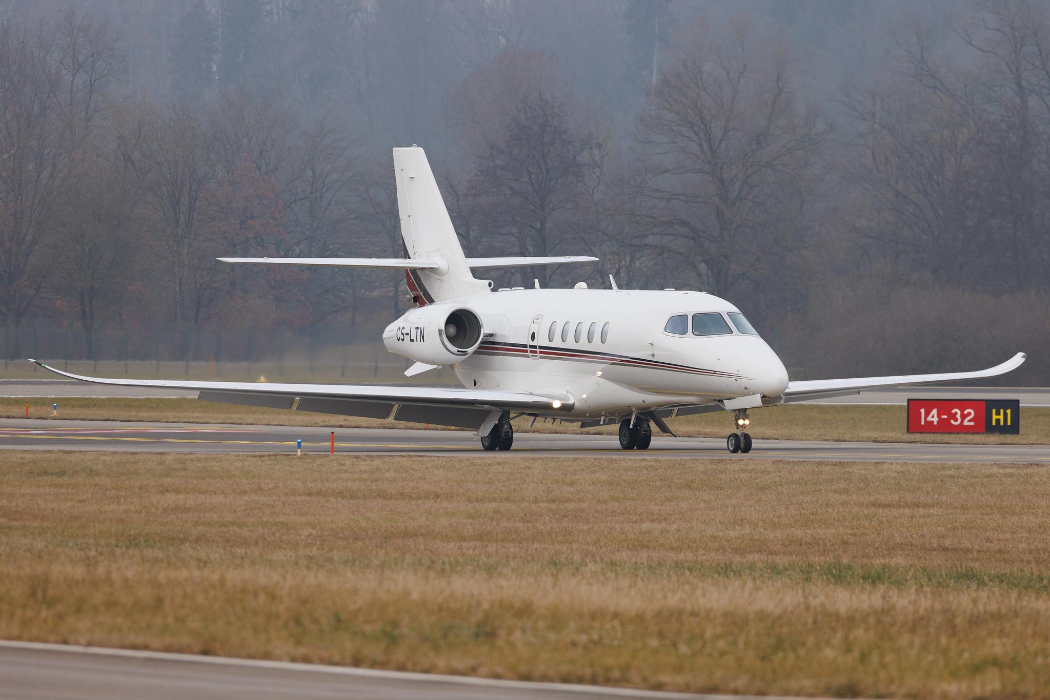 Flughafen Zürich: NetJets Europe (/ NJE) | Cessna 680A Citation Latitude C68A | CS-LTN | MSN 680A-0228