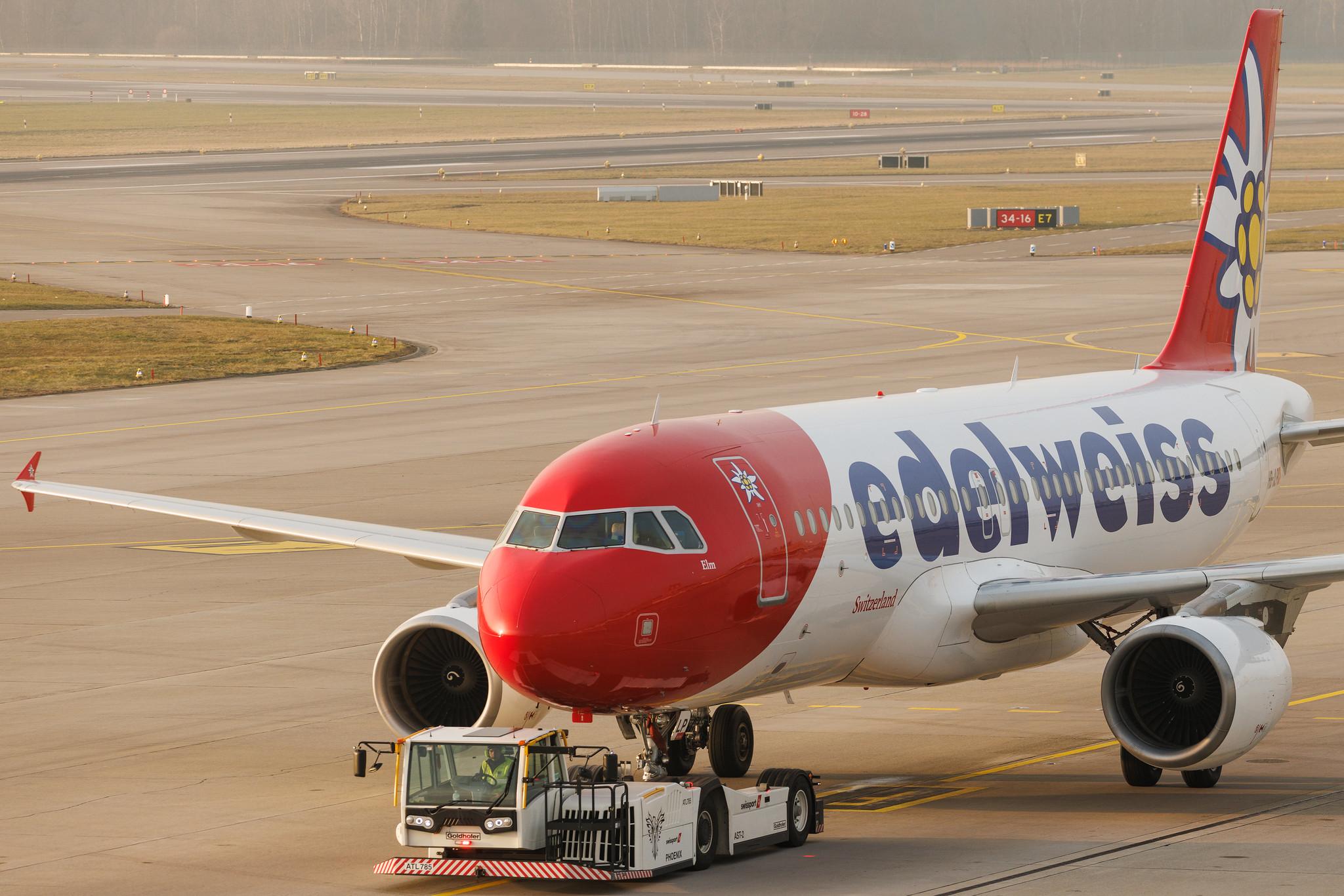 Flughafen Zürich: Edelweiss (WK / EDW) | Airbus A320-214 A320 | HB-JLP | MSN 4618