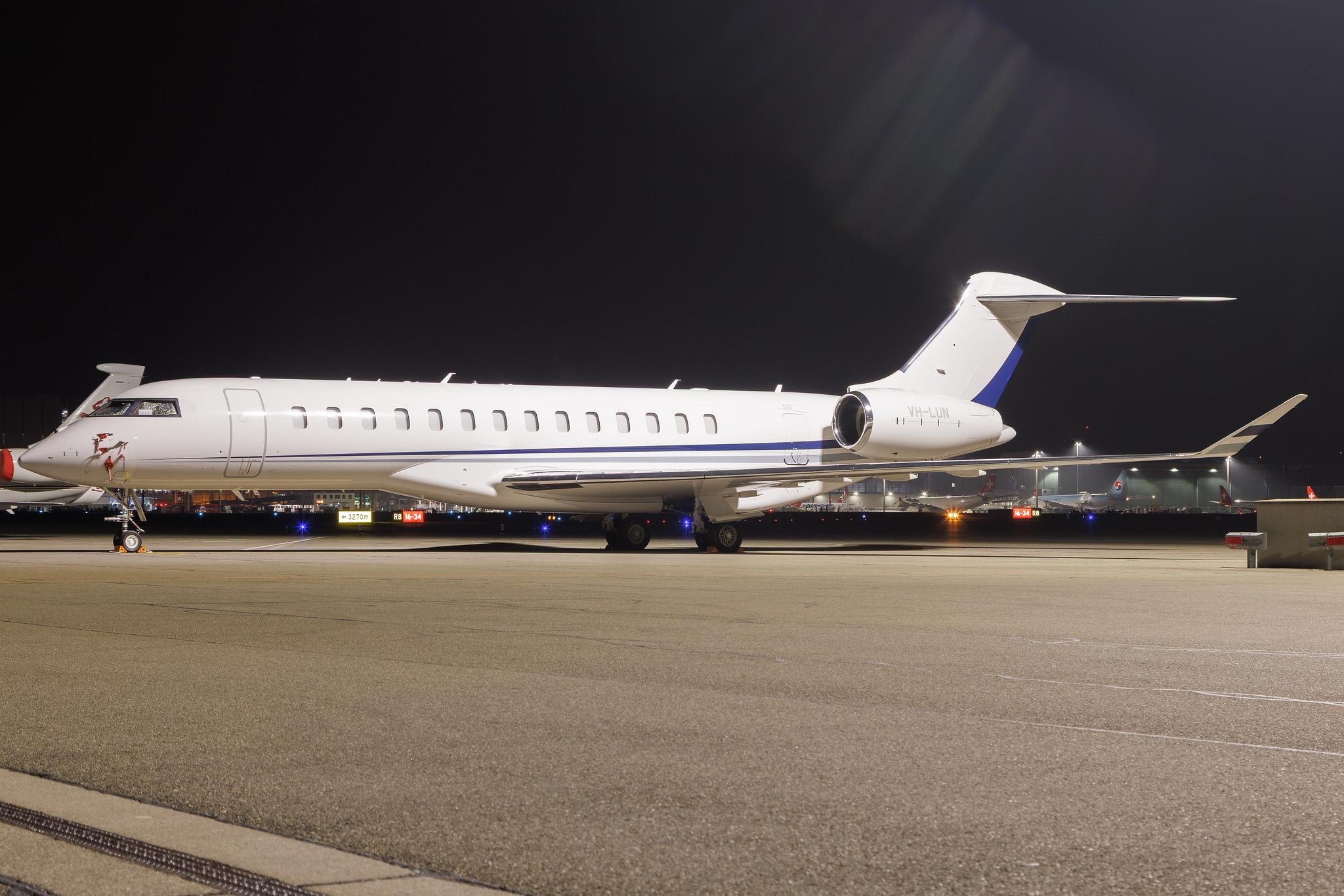 Flughafen Zürich: Private owner | Bombardier Global 7500 GL7T | VH-LUN | MSN 70093