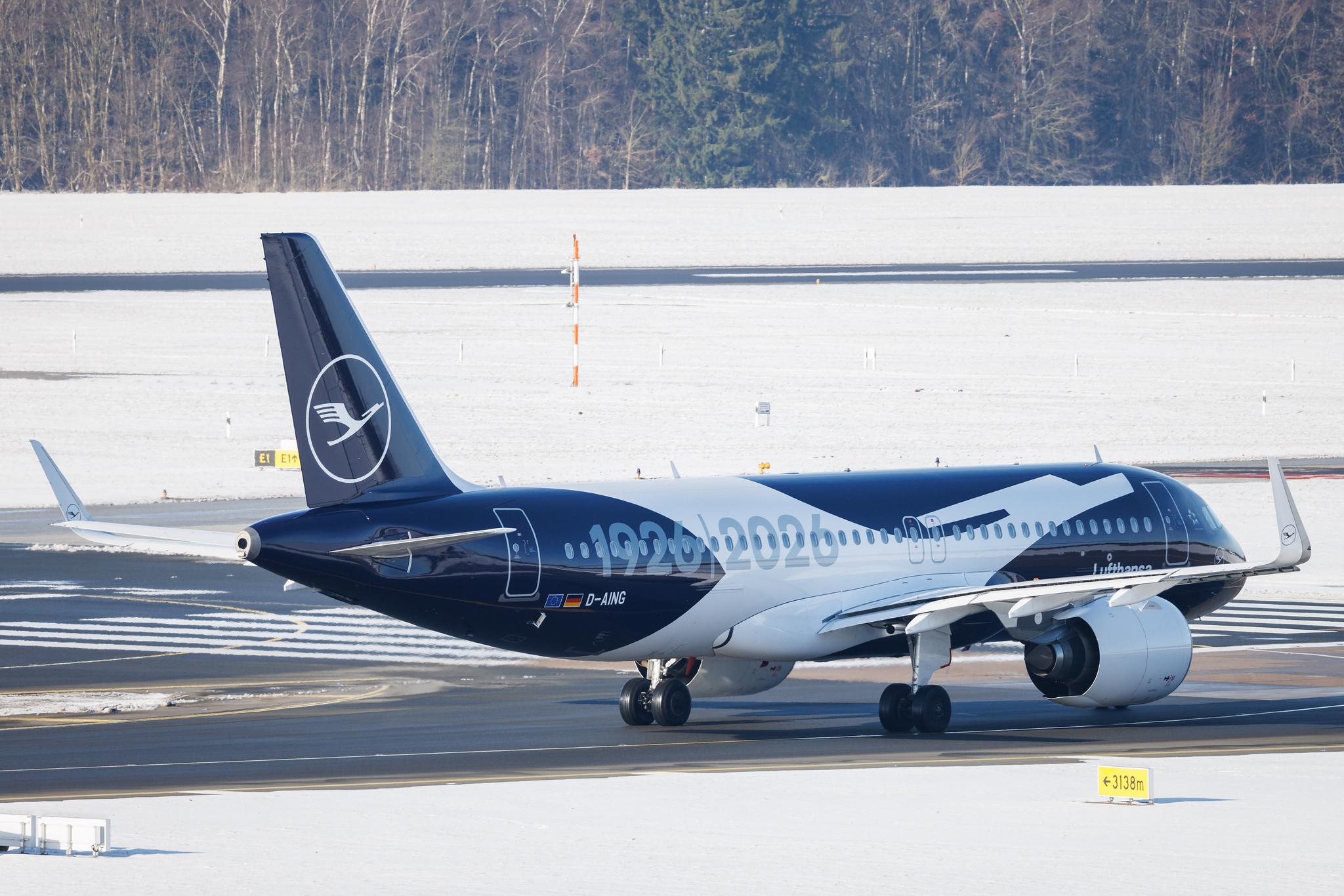 Hamburg Airport: Lufthansa (LH / DLH) | Livery: 100th Anniversary Livery | Airbus A320-271N A20N | D-AING | MSN 7588
