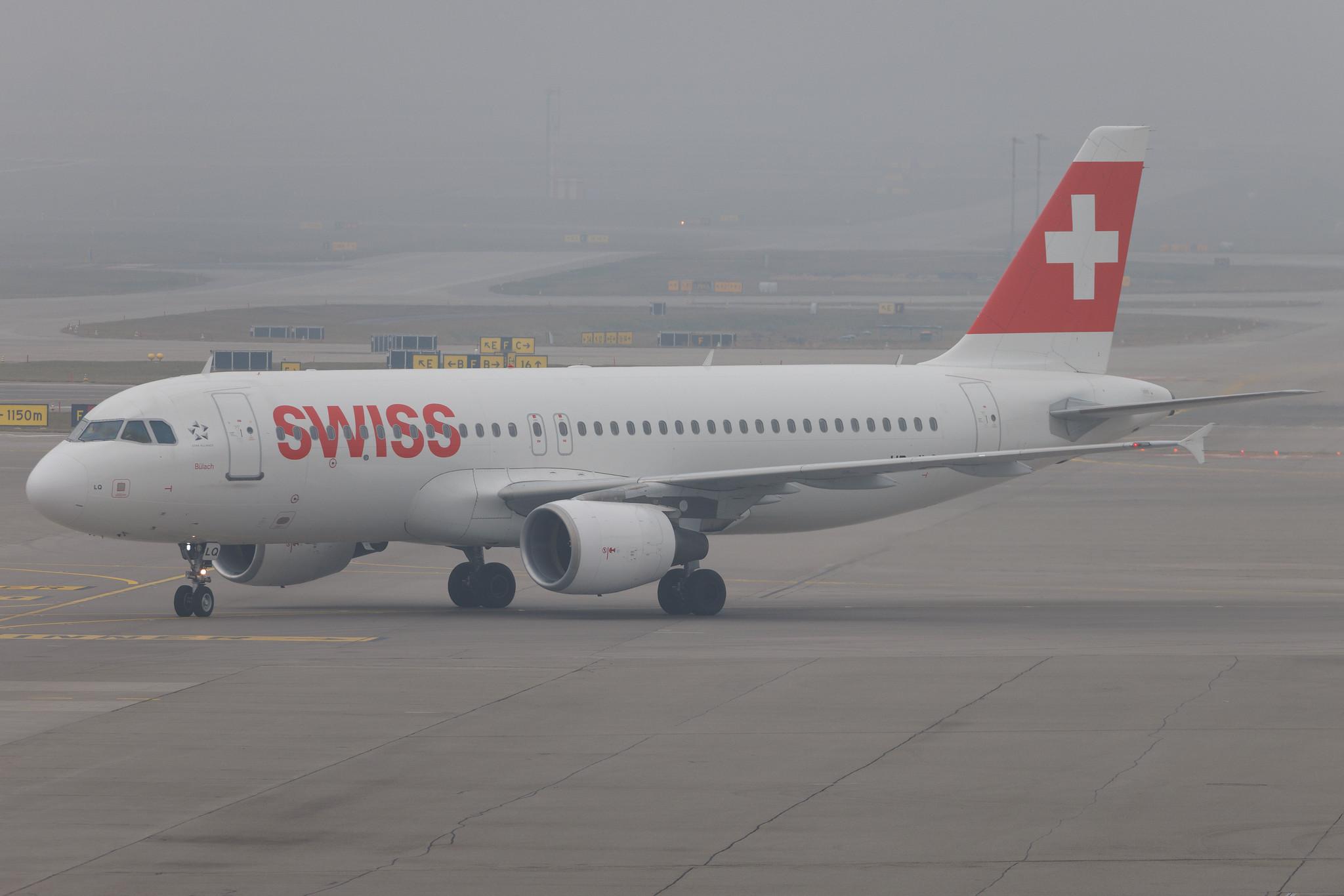 Flughafen Zürich: Swiss (LX / SWR) | Airbus A320-214 A320 | HB-JLQ | MSN 4673