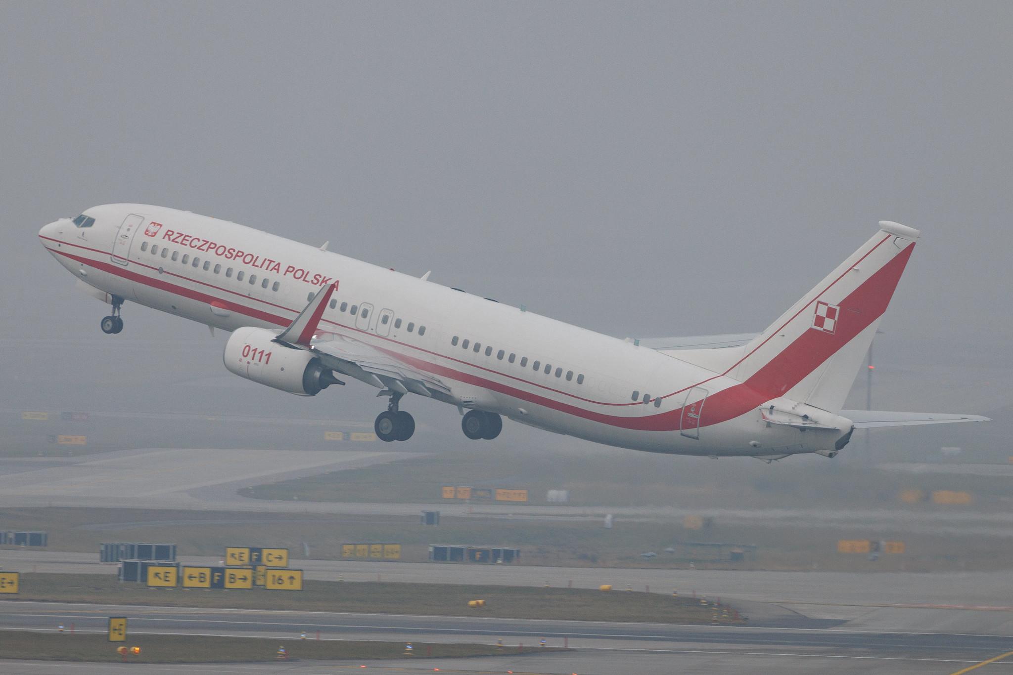 Flughafen Zürich: Polish Government | Boeing 737-8TV(WL) BBJ2 B738 | 0111 | MSN 64927 / 7152