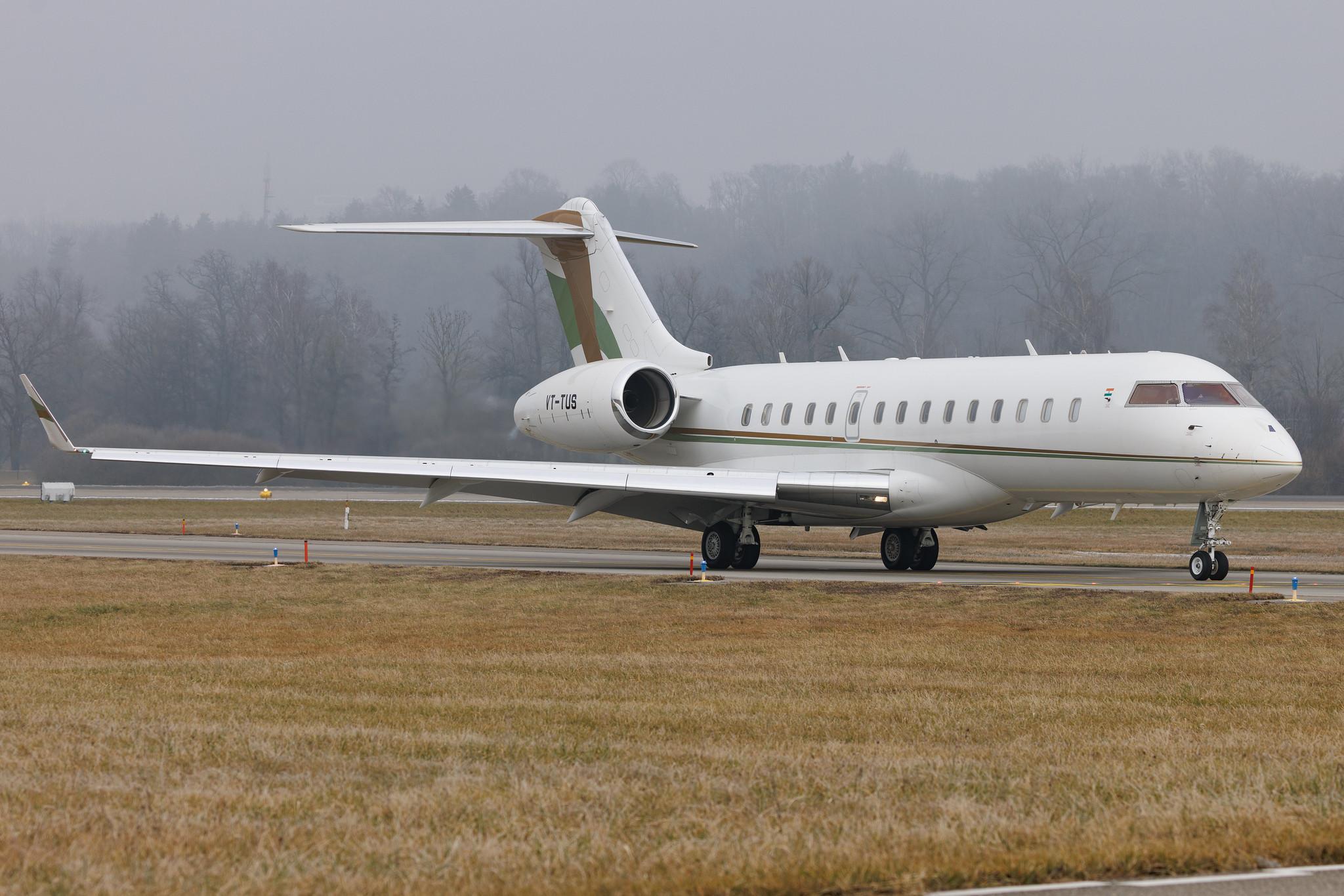 Flughafen Zürich: Private owner | Bombardier Global Express XRS GLEX | VT-TUS | MSN 9309