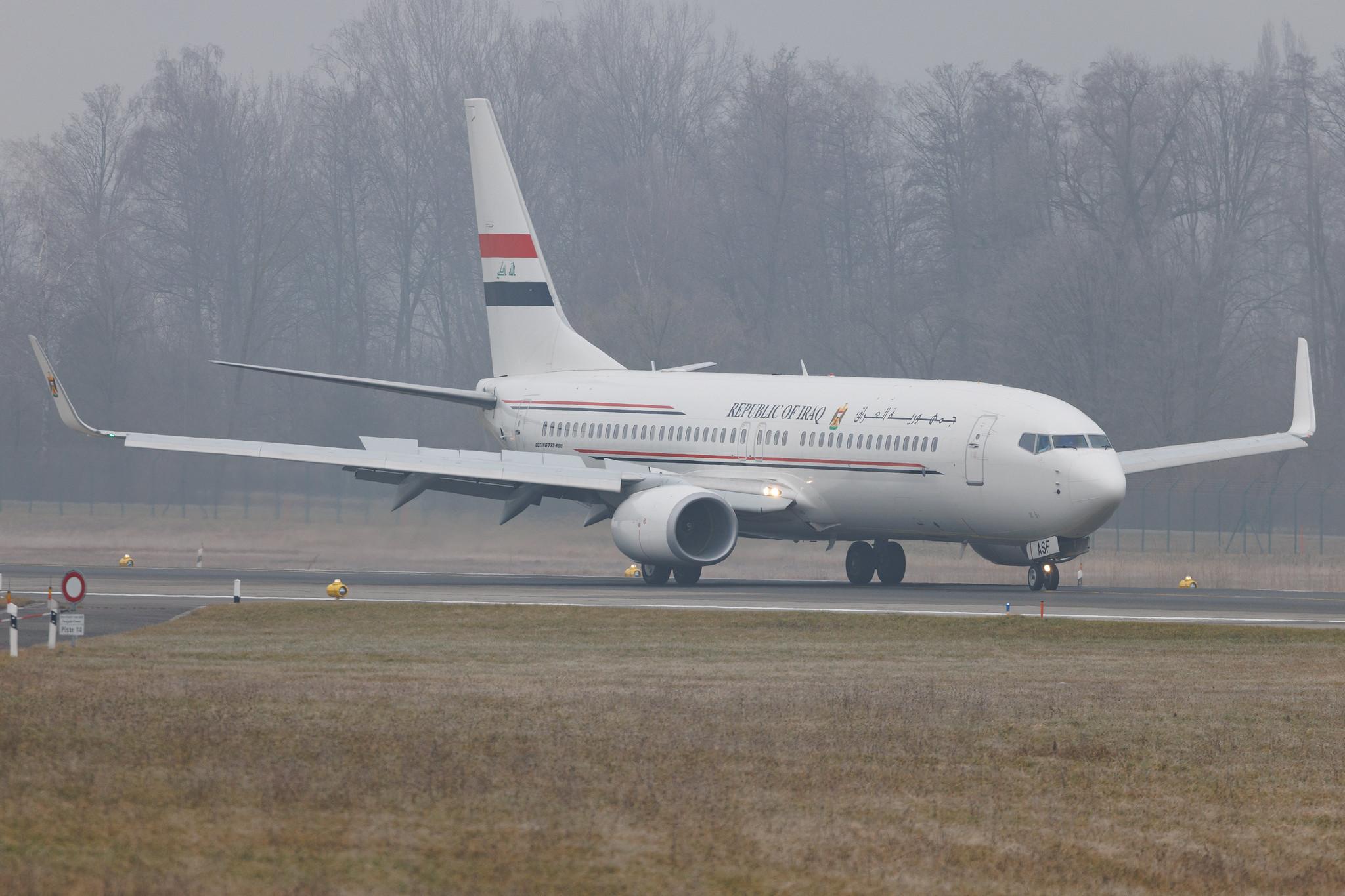 Flughafen Zürich: Iraqi Airways (IA / IAW) | Boeing 737-81Z B738 | YI-ASF | MSN 40105