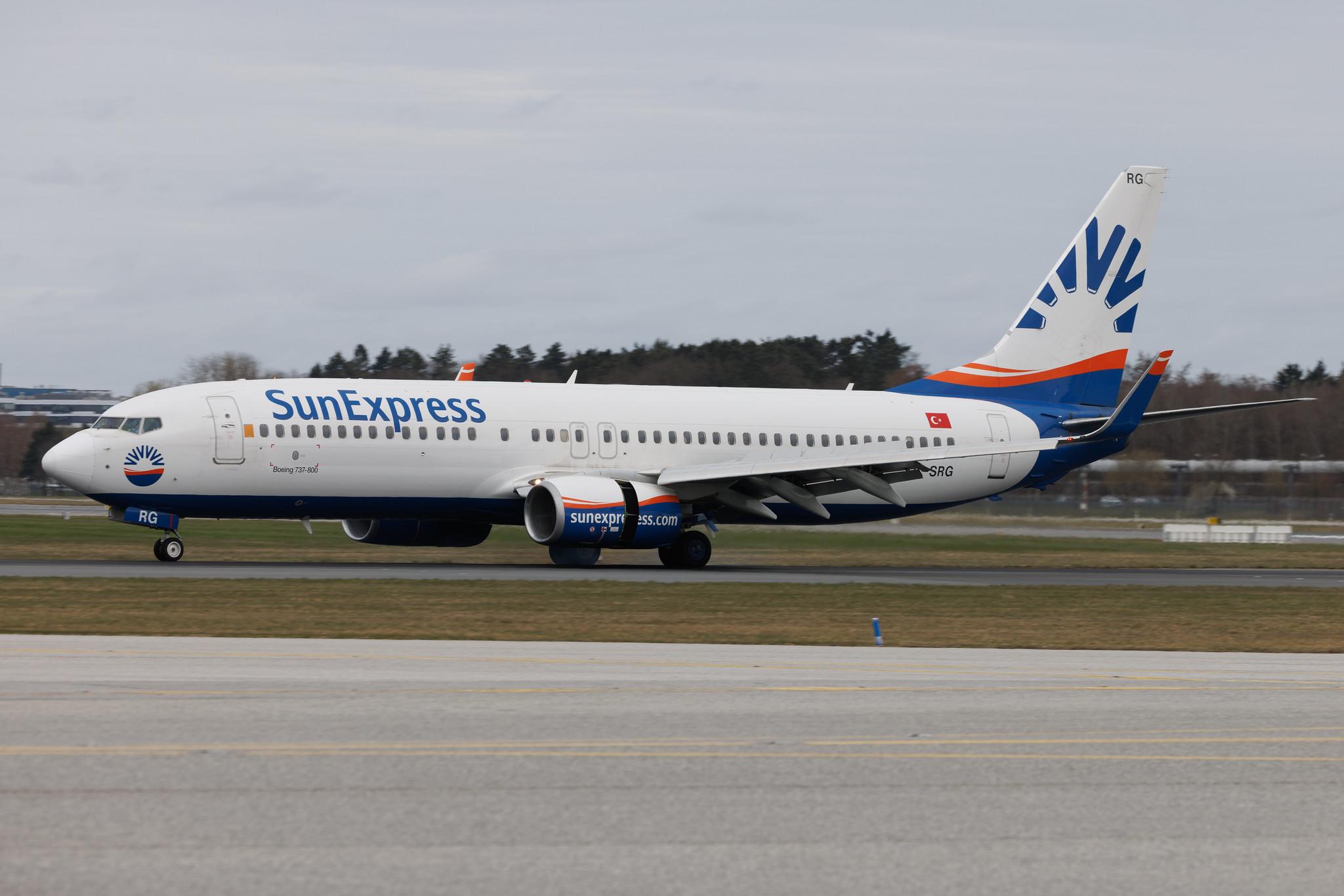 Hamburg Airport: SunExpress (XQ / SXS) | Boeing 737-8JP B738 | TC-SRG | MSN 39435